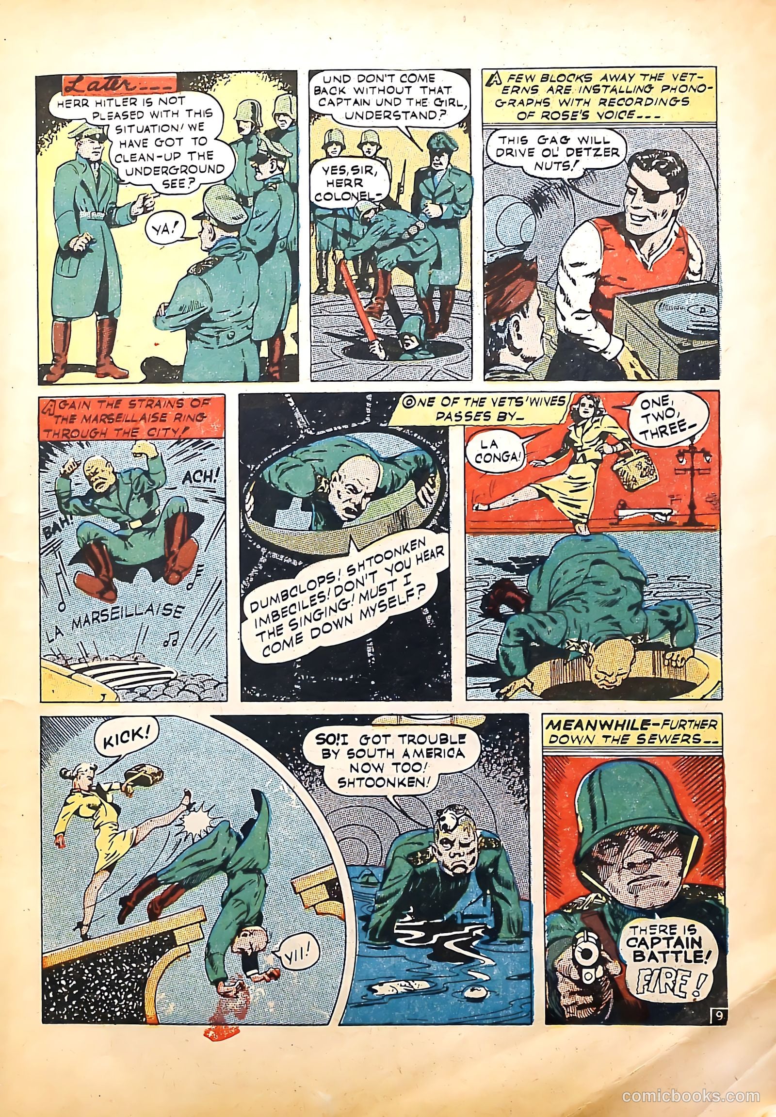 Captain Battle Comics #1 (1942) — page 11 of 68