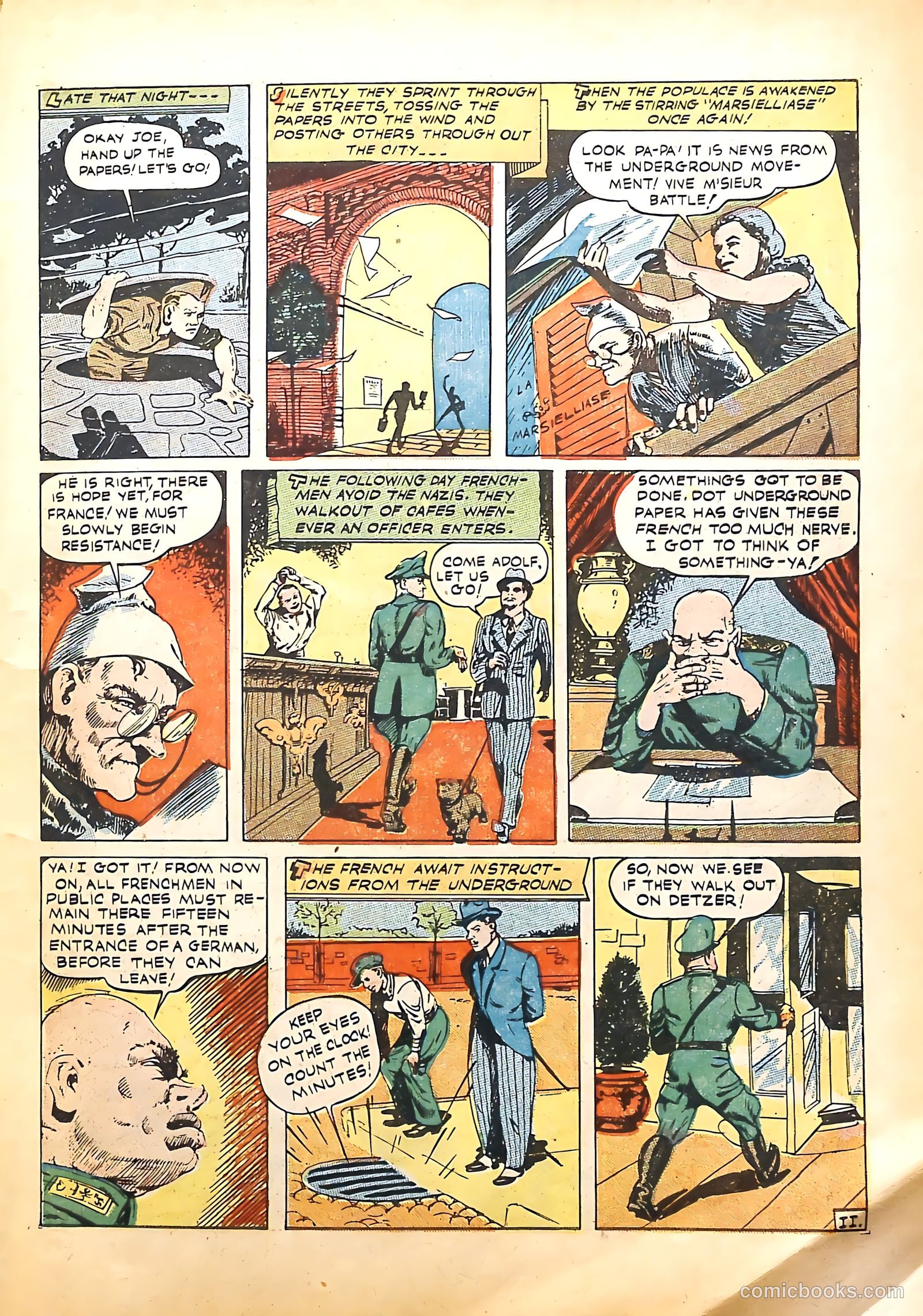 Captain Battle Comics #1 (1942) — page 13 of 68