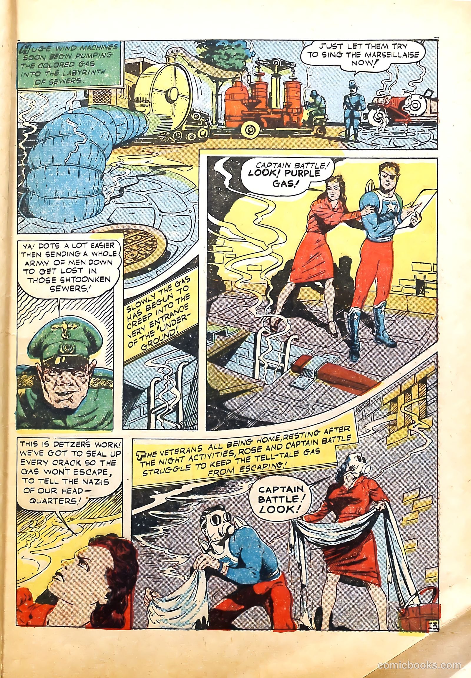 Captain Battle Comics #1 (1942) — page 15 of 68