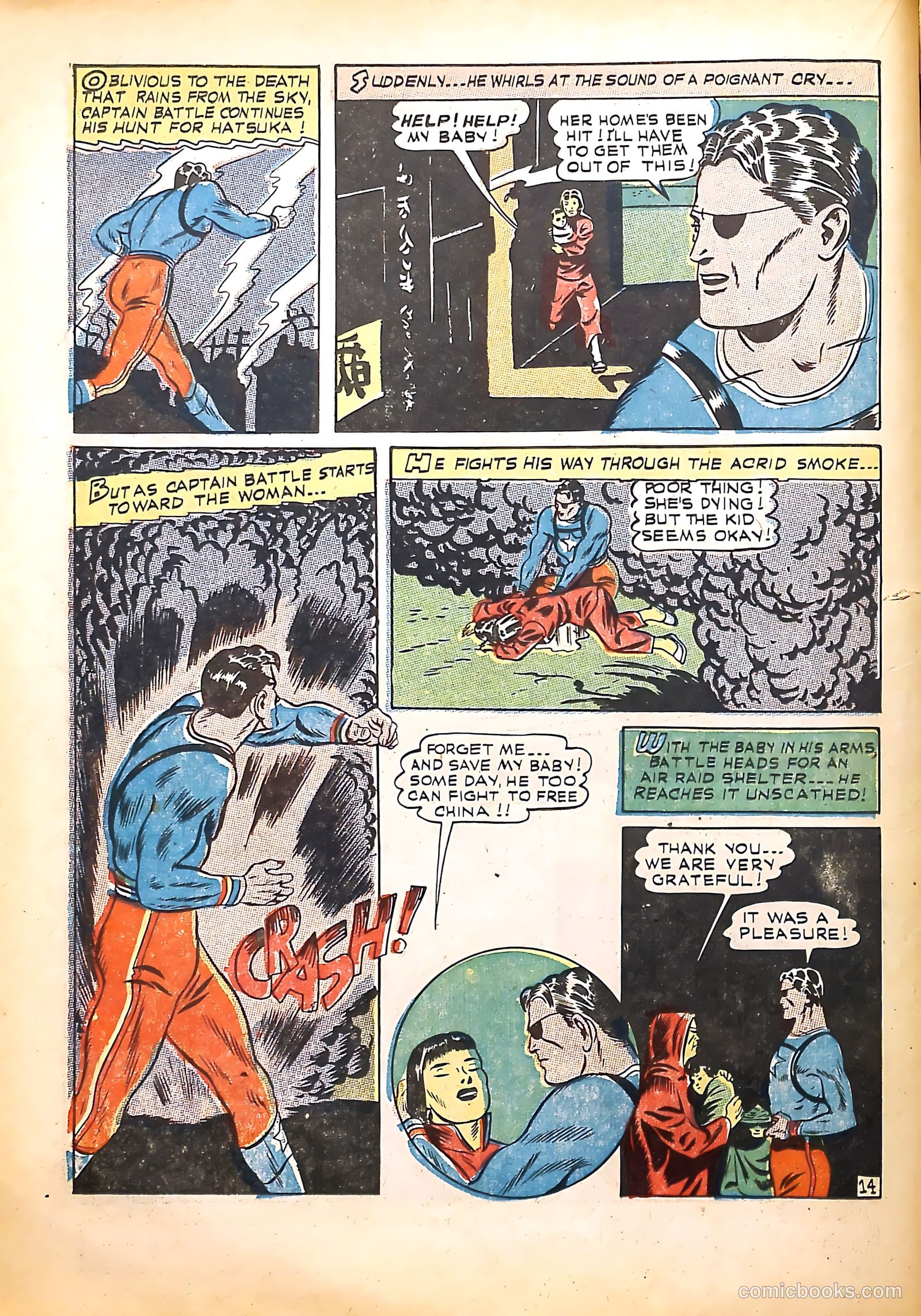 Captain Battle Comics #1 (1942) — page 32 of 68