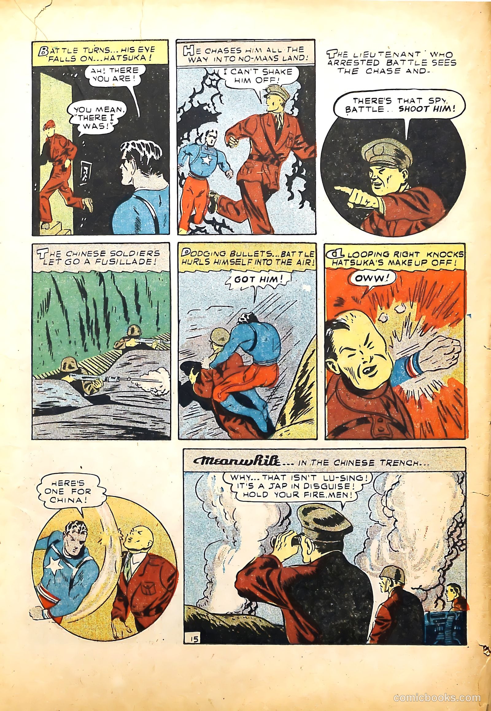 Captain Battle Comics #1 (1942) — page 33 of 68