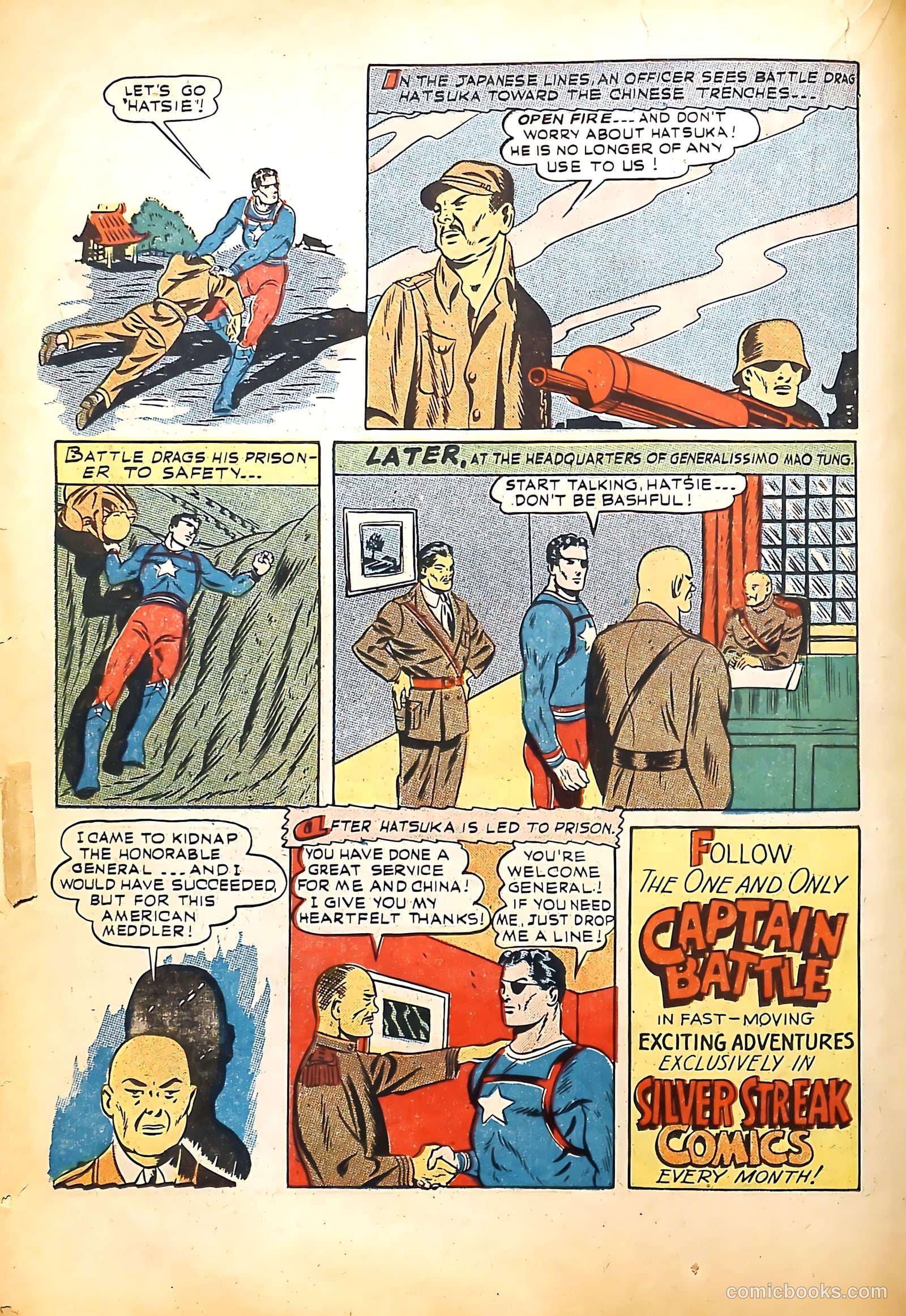 Captain Battle Comics #1 (1942) — page 34 of 68