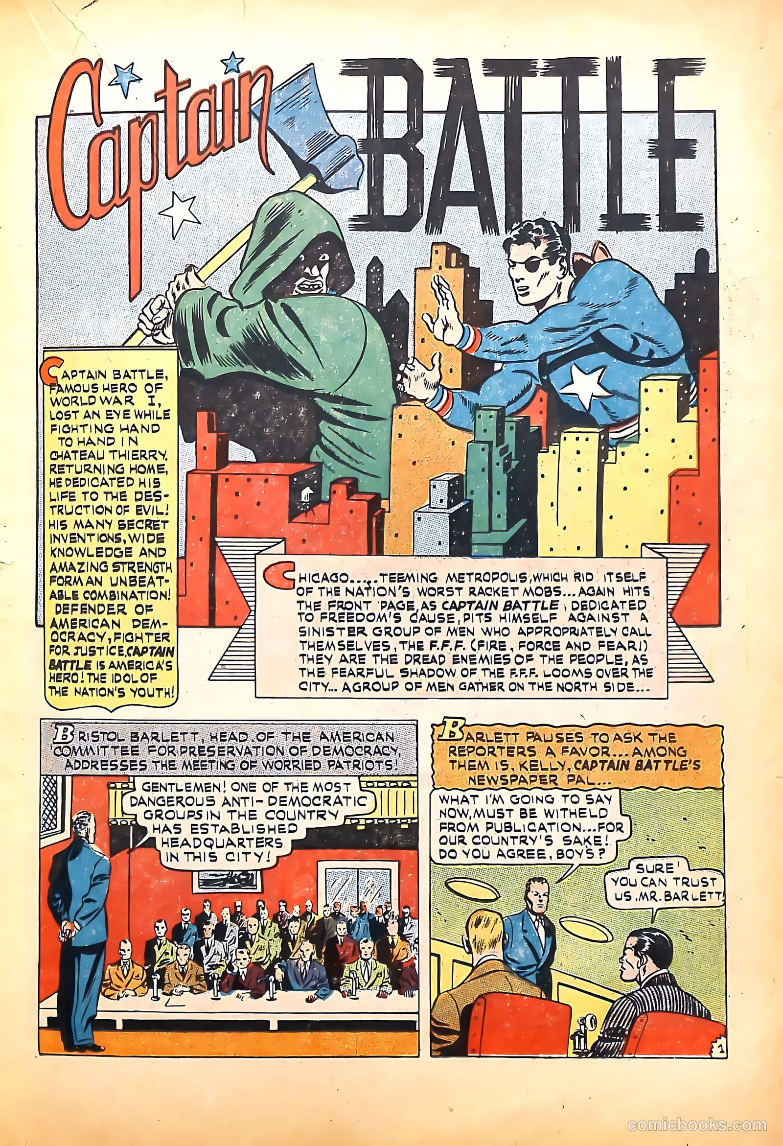 Captain Battle Comics #1 (1942) — page 35 of 68