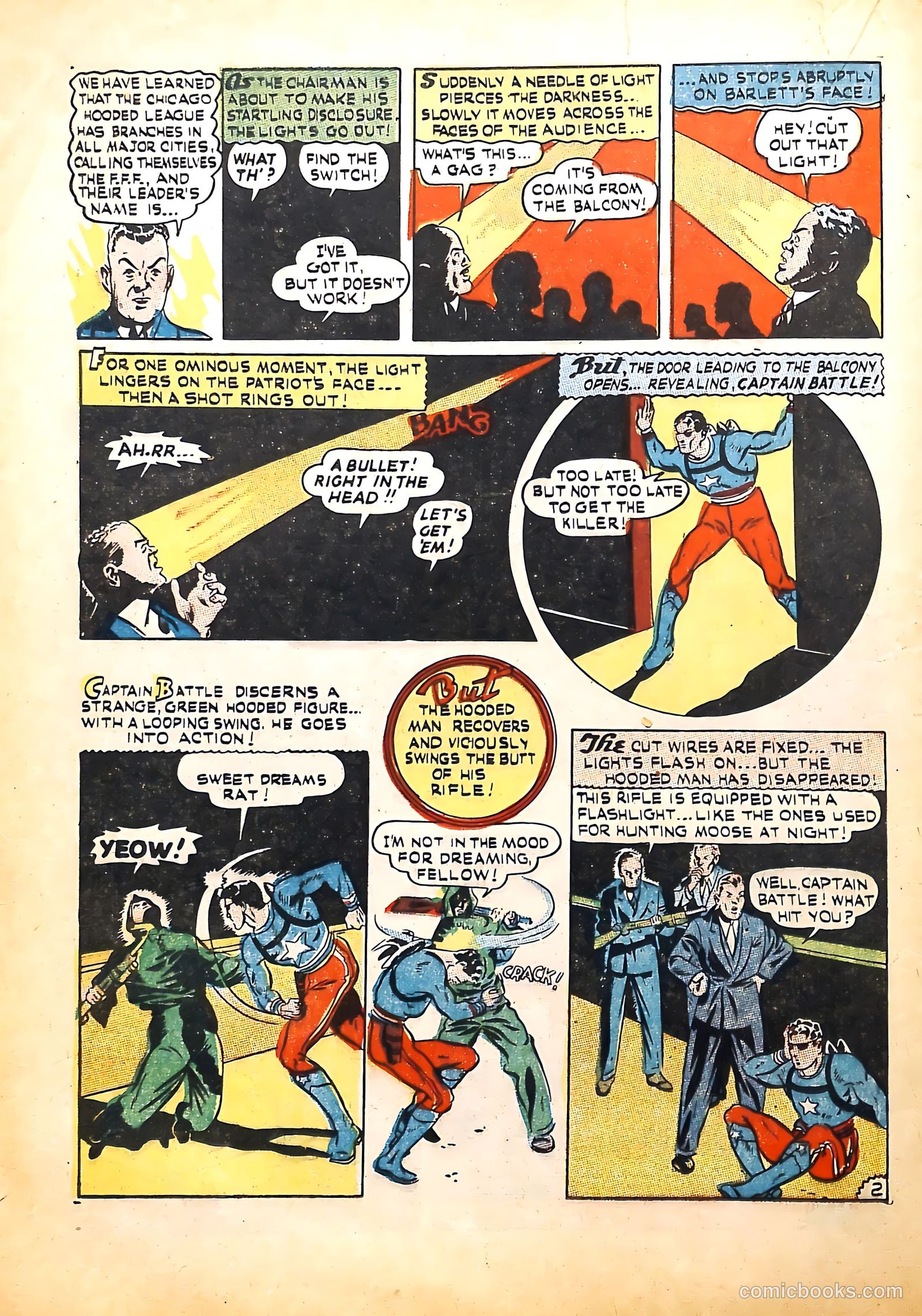Captain Battle Comics #1 (1942) — page 36 of 68