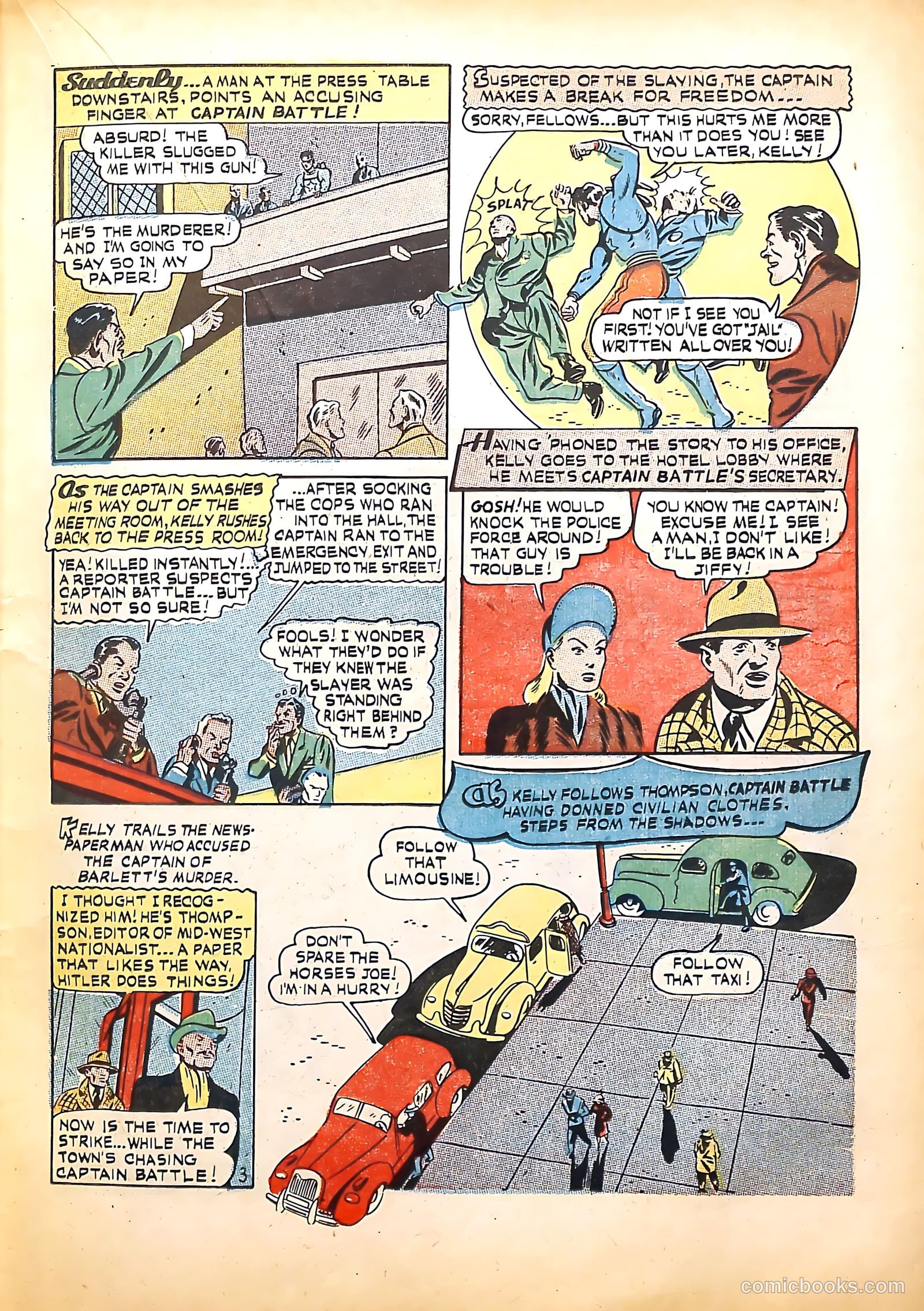 Captain Battle Comics #1 (1942) — page 37 of 68