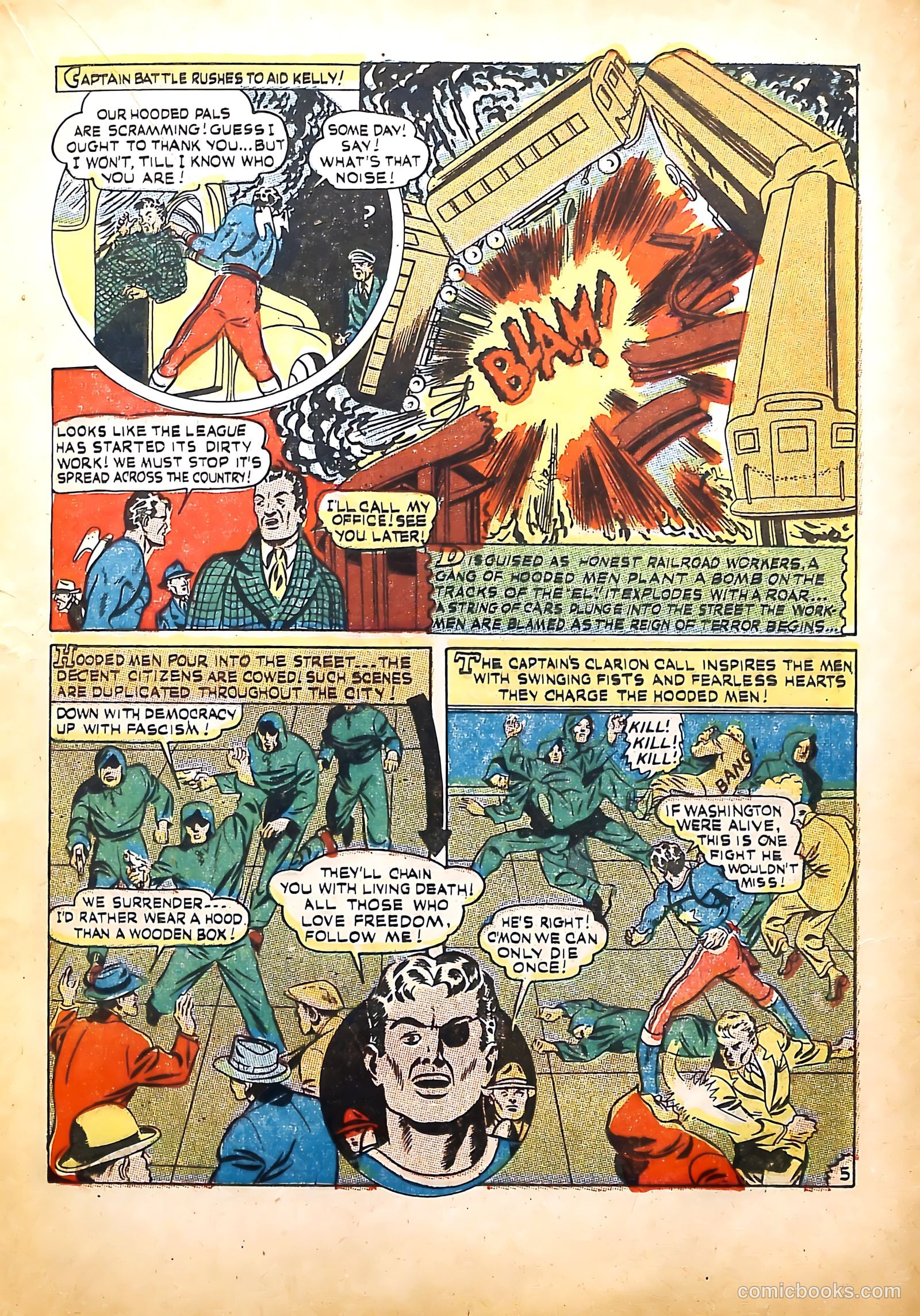 Captain Battle Comics #1 (1942) — page 39 of 68