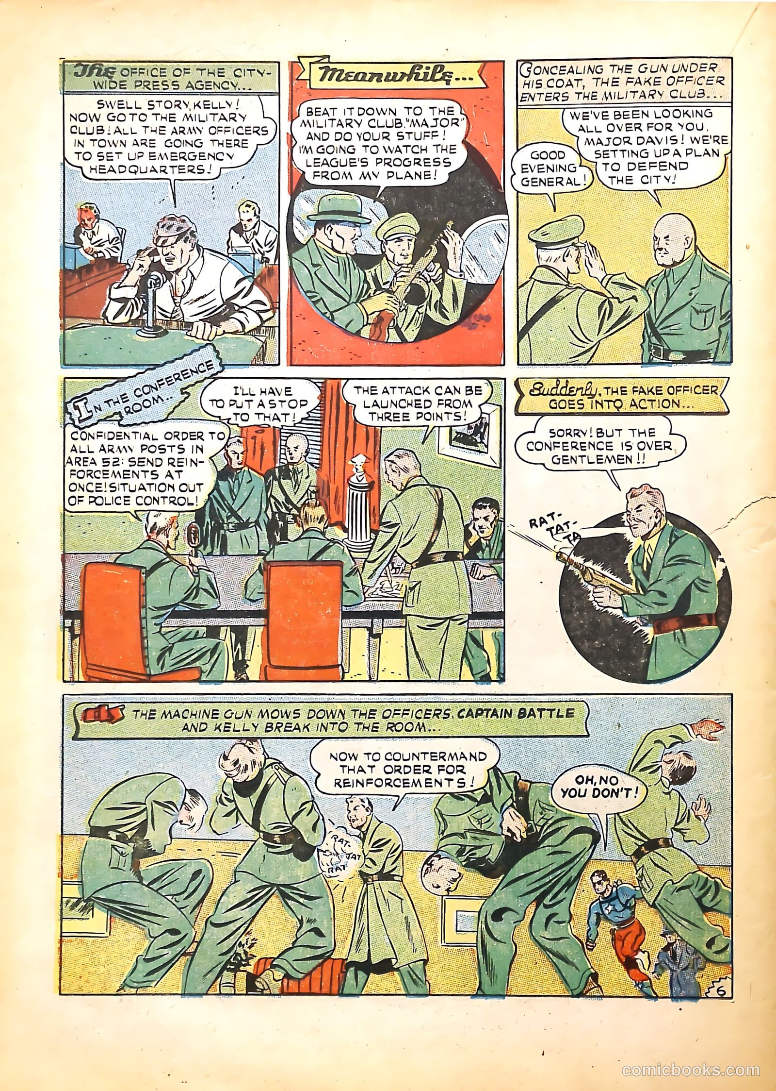 Captain Battle Comics #1 (1942) — page 40 of 68