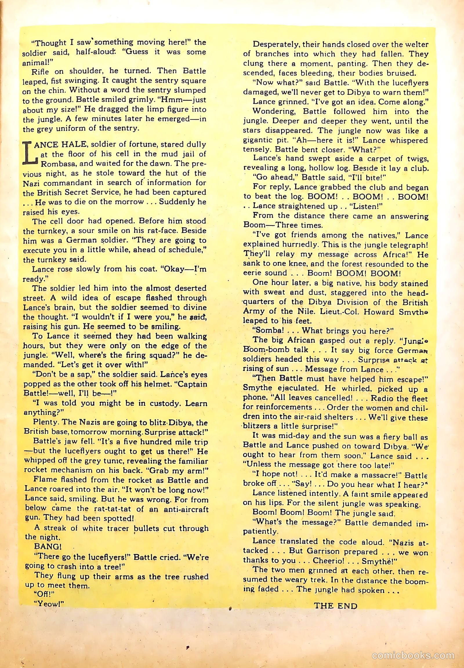 Captain Battle Comics #1 (1942) — page 47 of 68