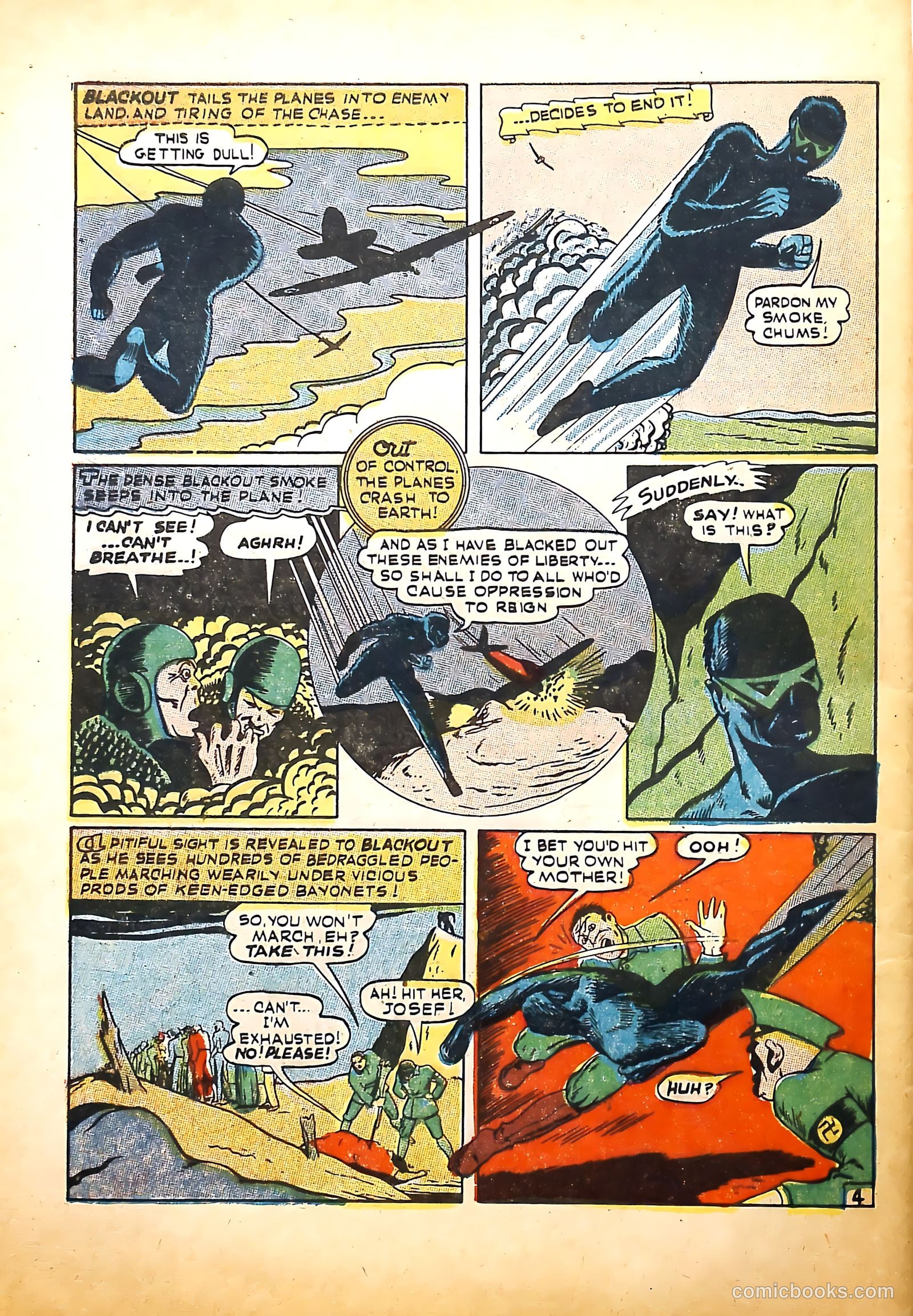 Captain Battle Comics #1 (1942) — page 60 of 68