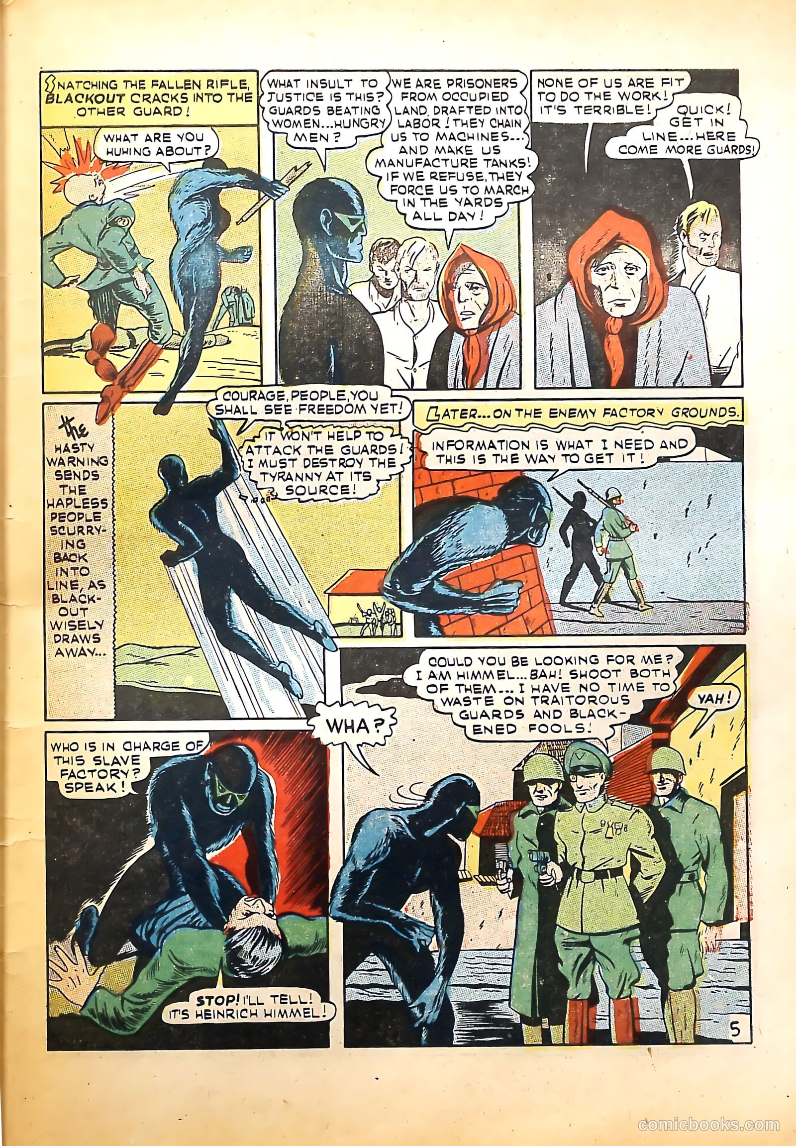 Captain Battle Comics #1 (1942) — page 61 of 68