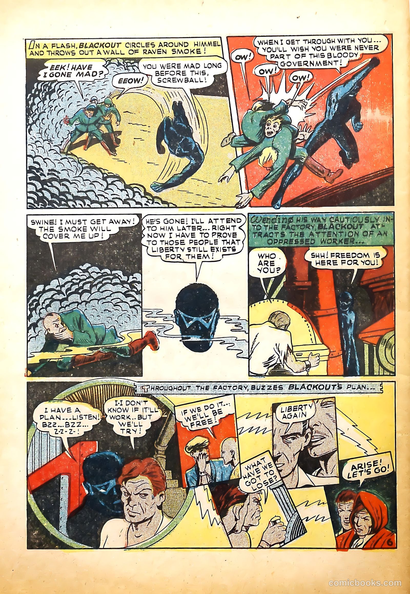 Captain Battle Comics #1 (1942) — page 62 of 68