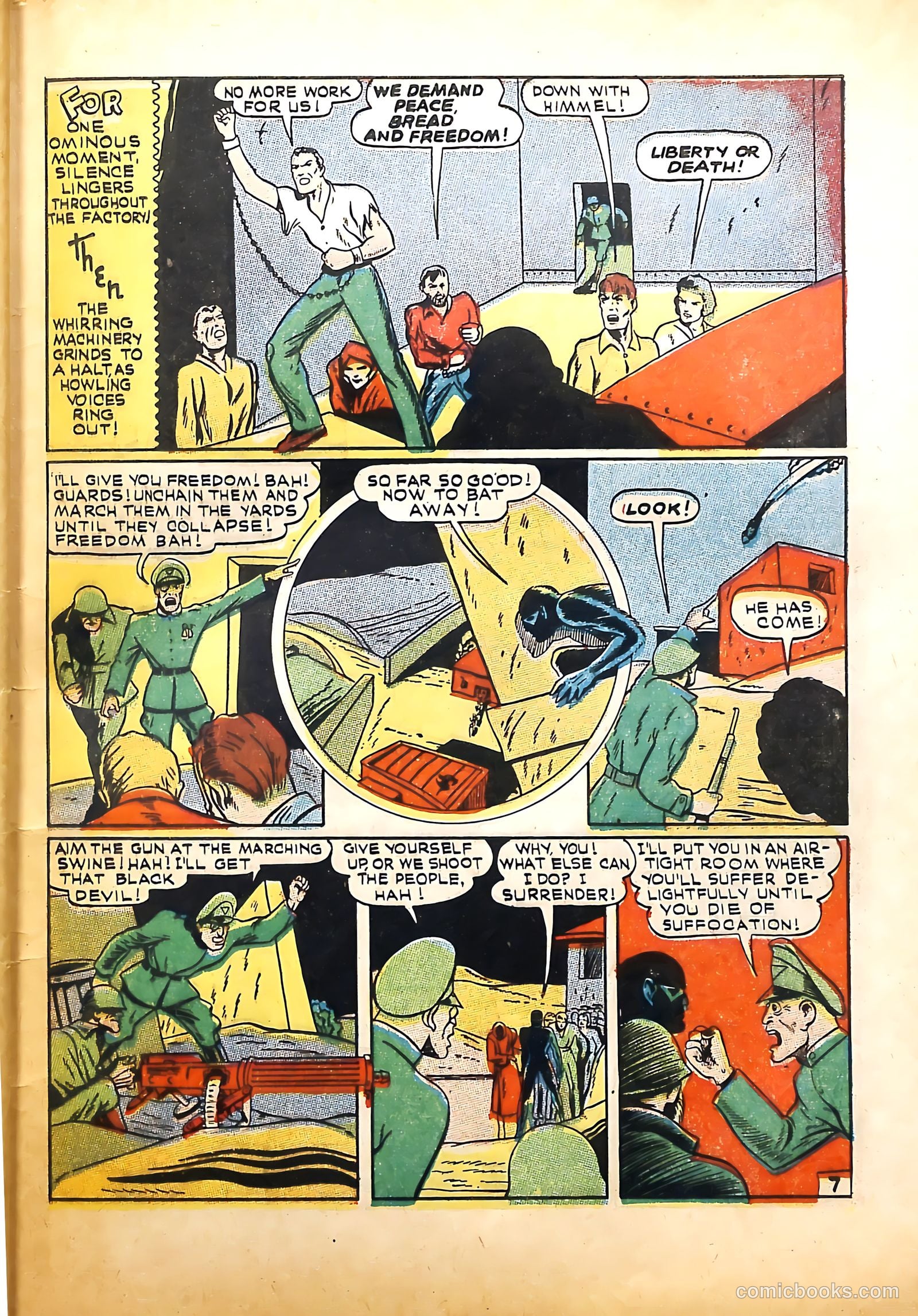 Captain Battle Comics #1 (1942) — page 63 of 68