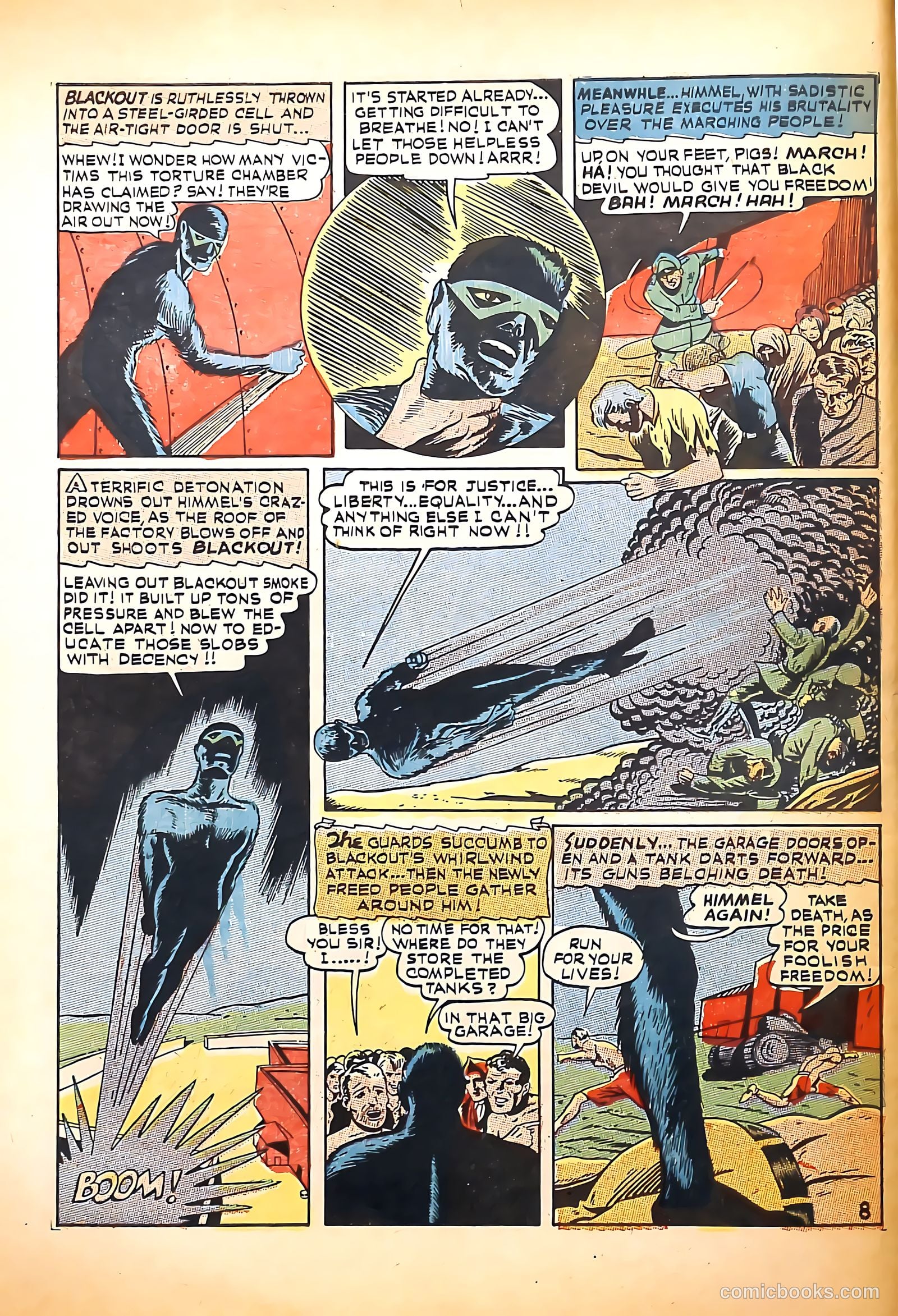 Captain Battle Comics #1 (1942) — page 64 of 68