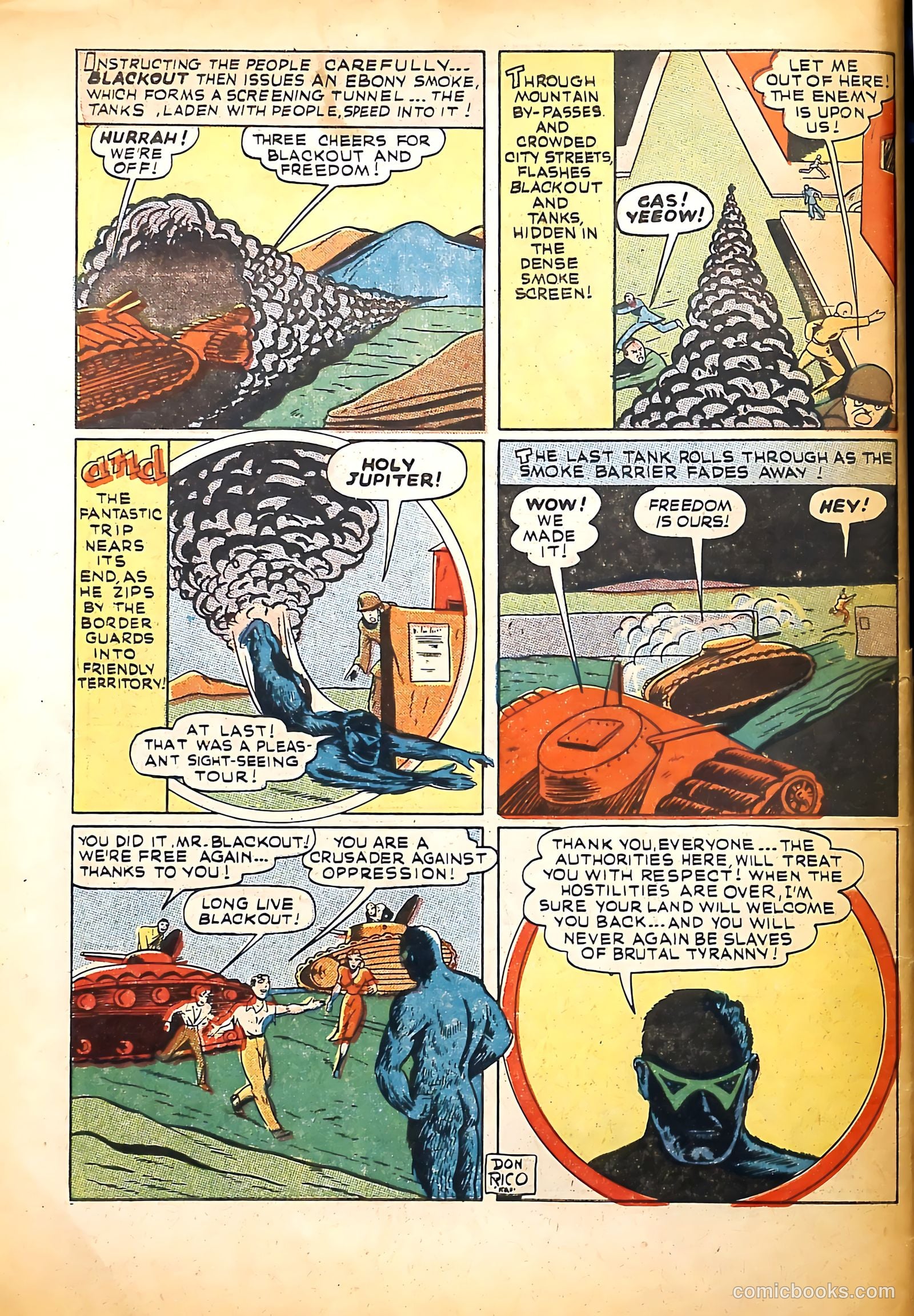 Captain Battle Comics #1 (1942) — page 66 of 68