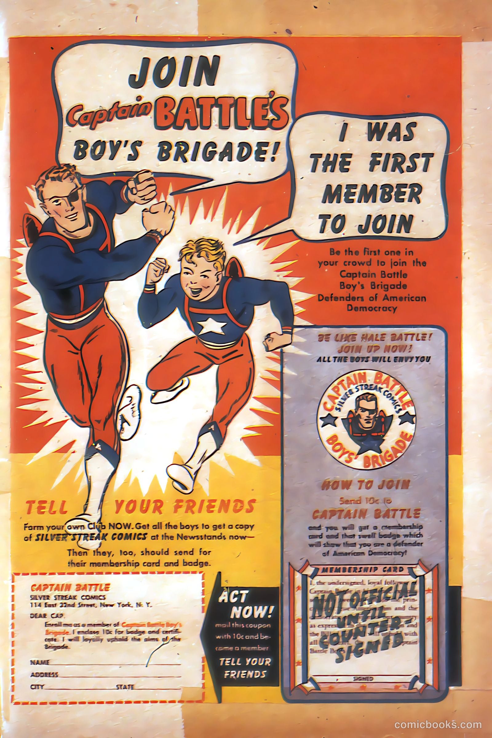 Captain Battle Comics #1 (1942) — page 67 of 68