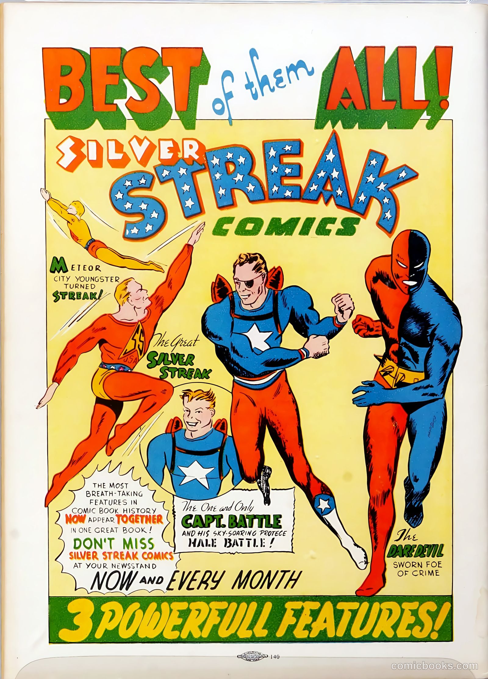 Captain Battle Comics #1 (1942) — page 68 of 68