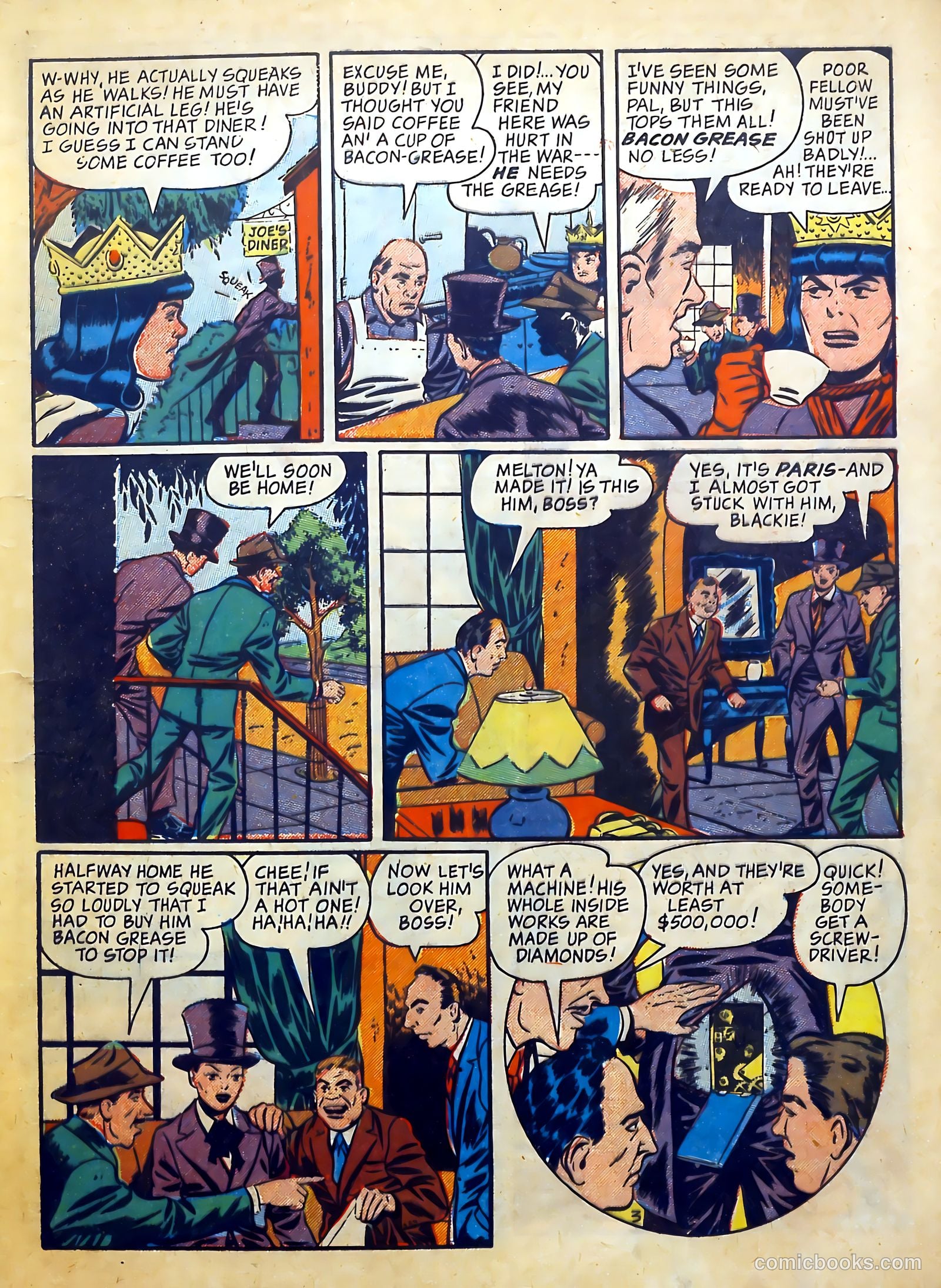 Clue Comics #9 (1943) — page 5 of 52