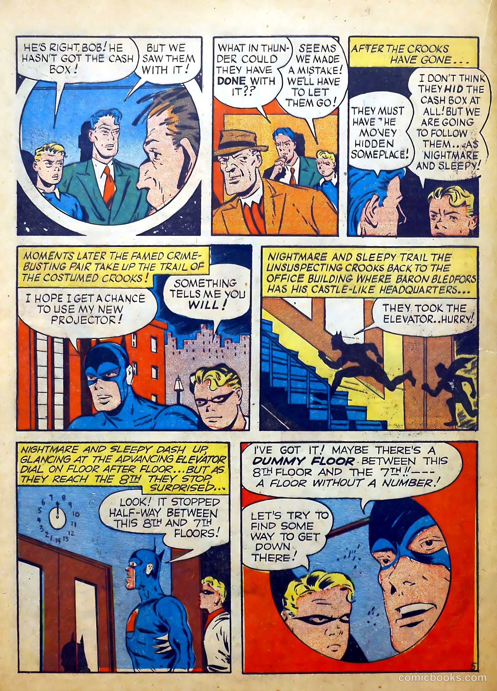 Clue Comics #9 (1943) — page 22 of 52