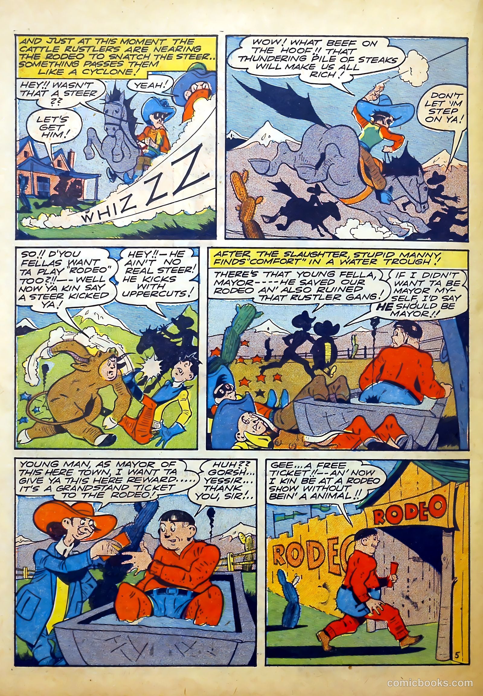 Clue Comics #9 (1943) — page 32 of 52