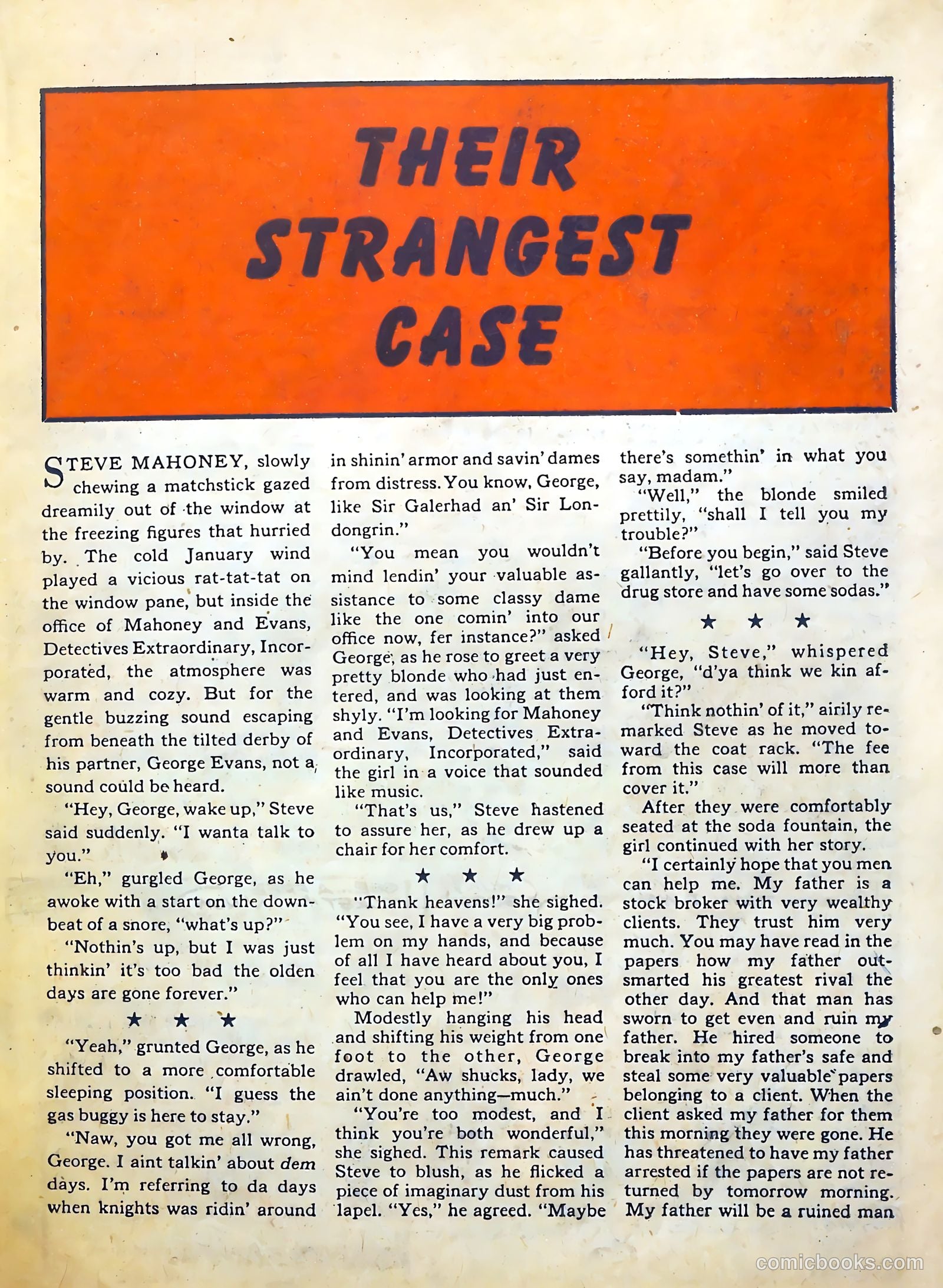 Clue Comics #9 (1943) — page 33 of 52