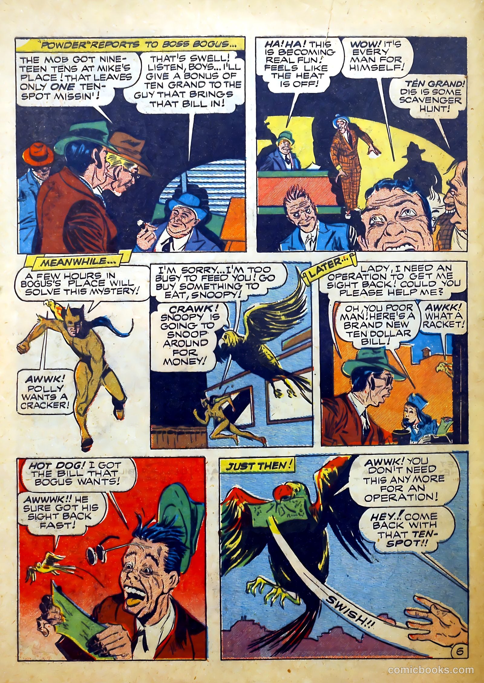 Clue Comics #9 (1943) — page 40 of 52