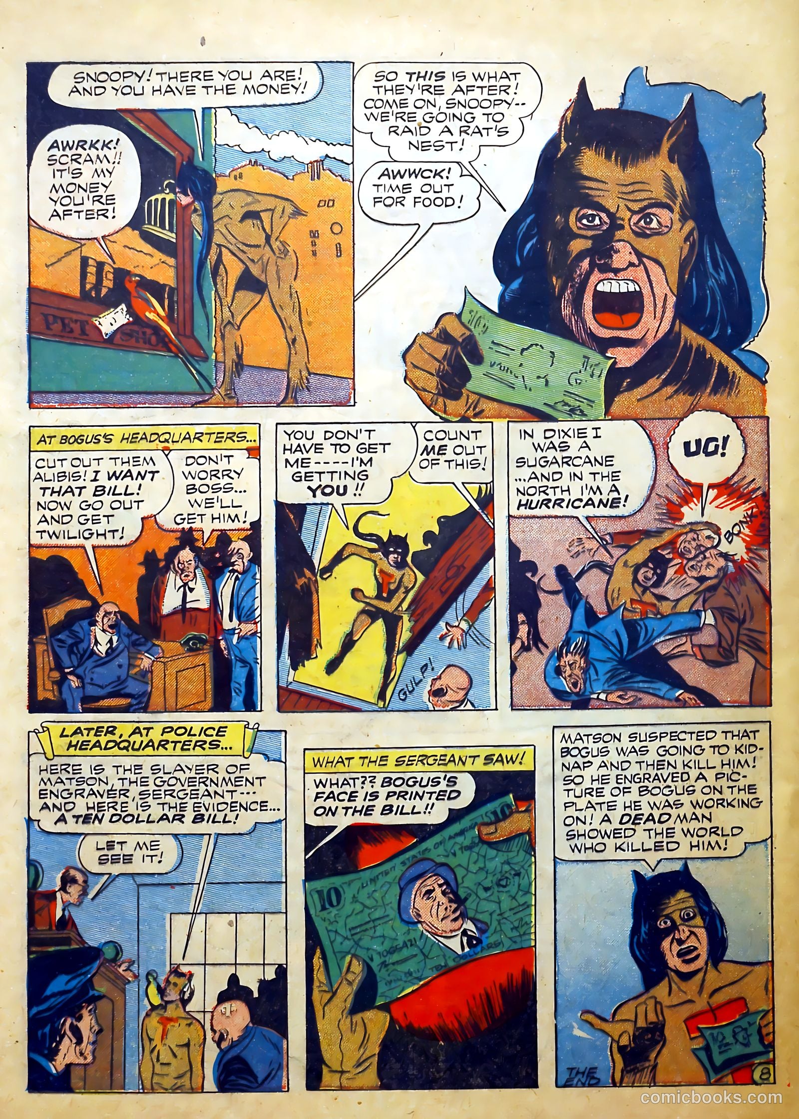 Clue Comics #9 (1943) — page 42 of 52