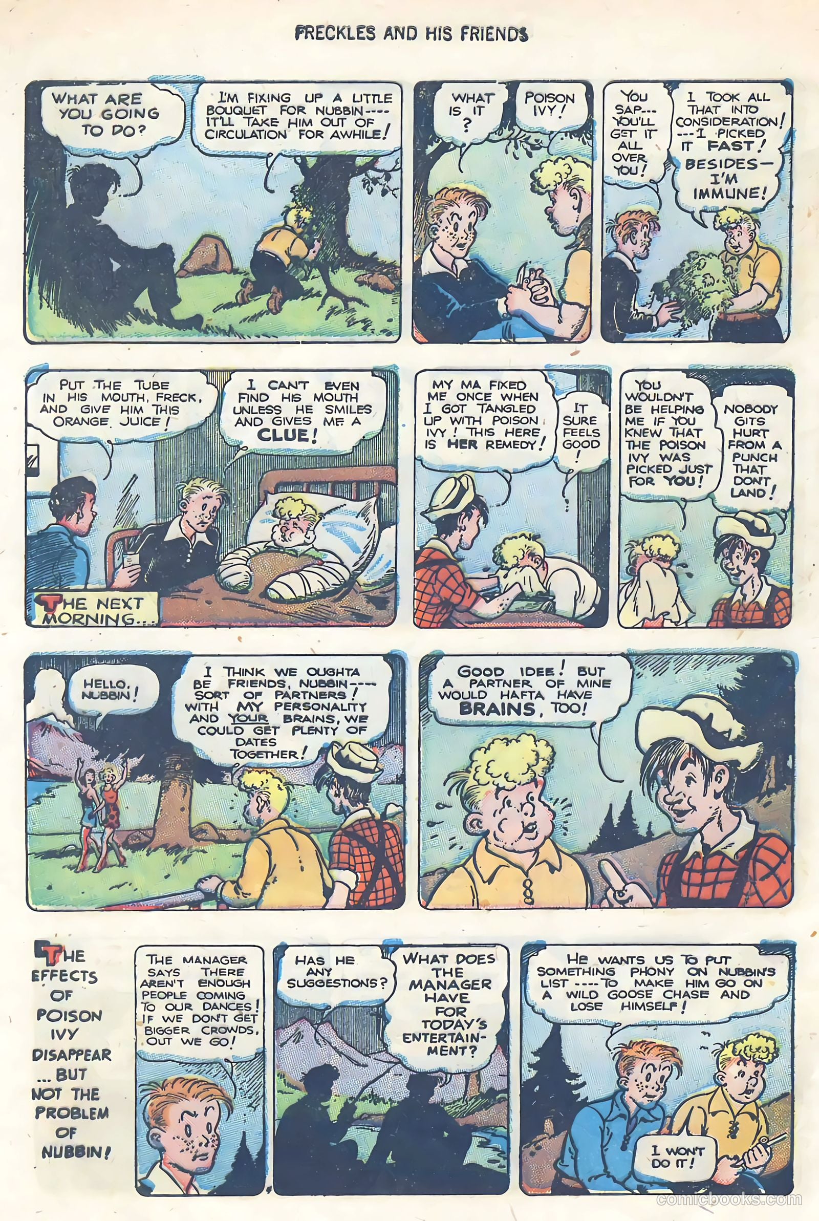 Freckles and His Friends #5 (1949) — page 8 of 52