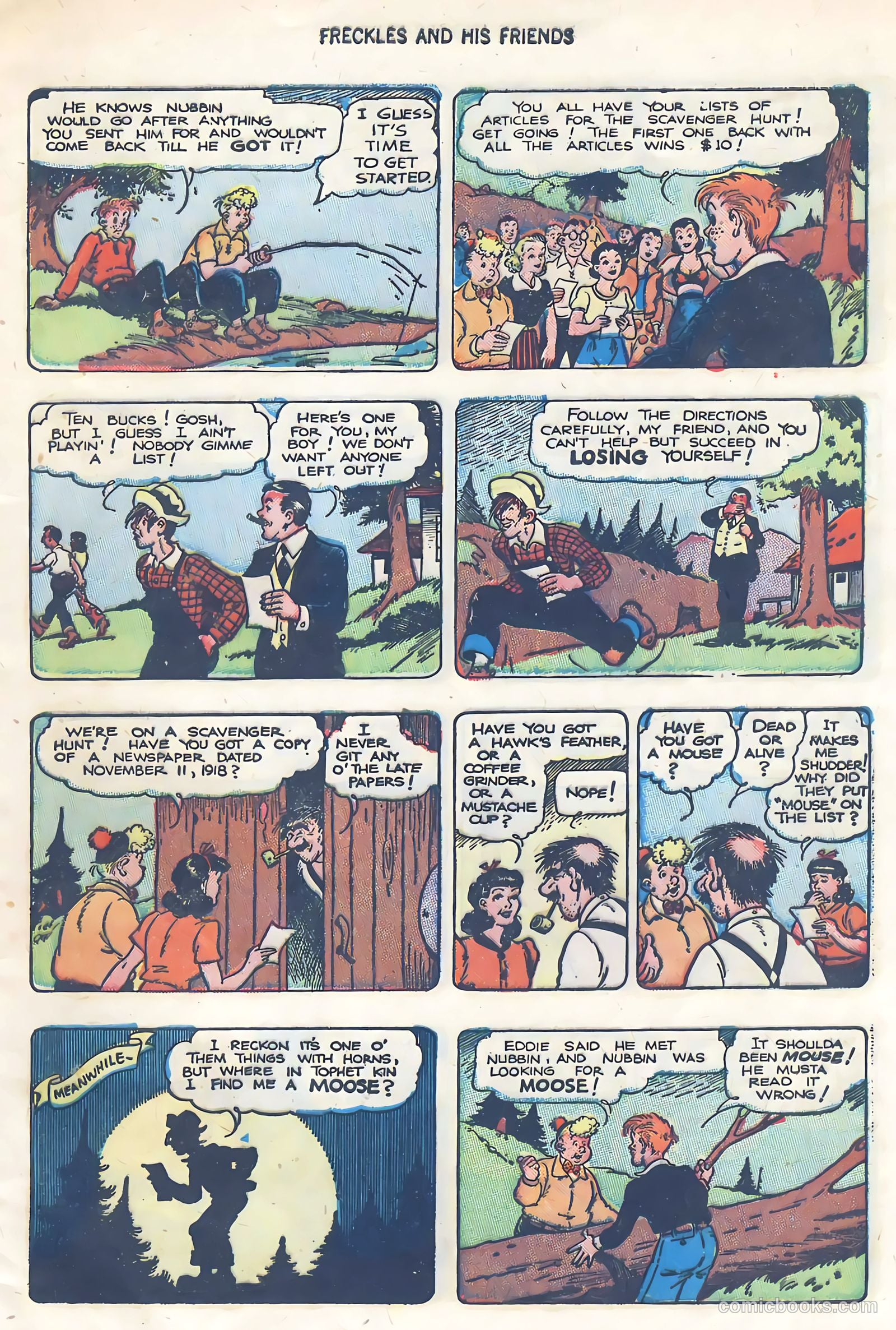 Freckles and His Friends #5 (1949) — page 9 of 52