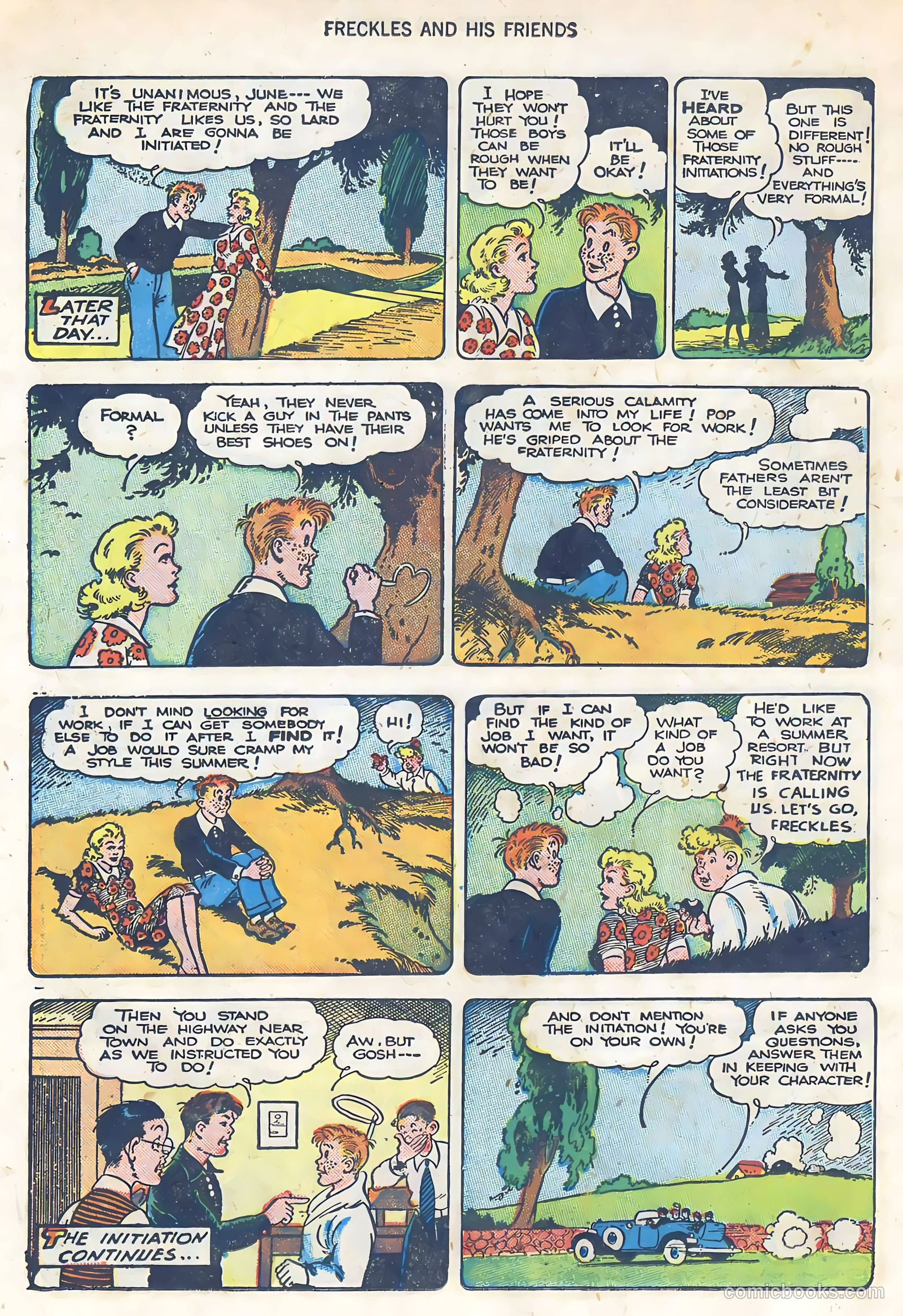 Freckles and His Friends #5 (1949) — page 34 of 52