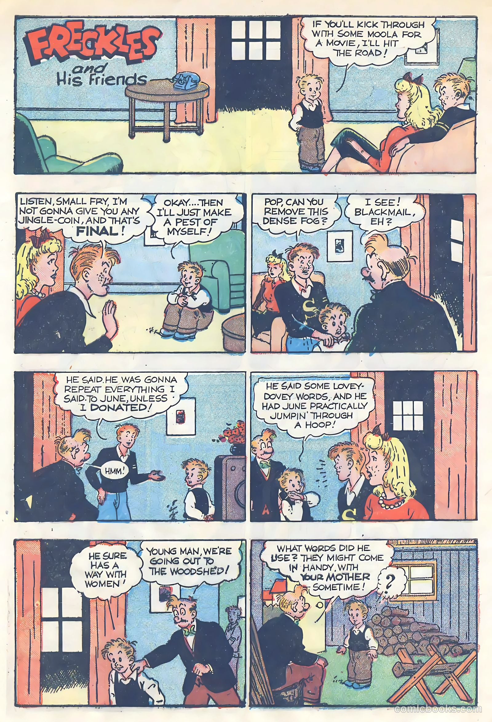 Freckles and His Friends #5 (1949) — page 40 of 52