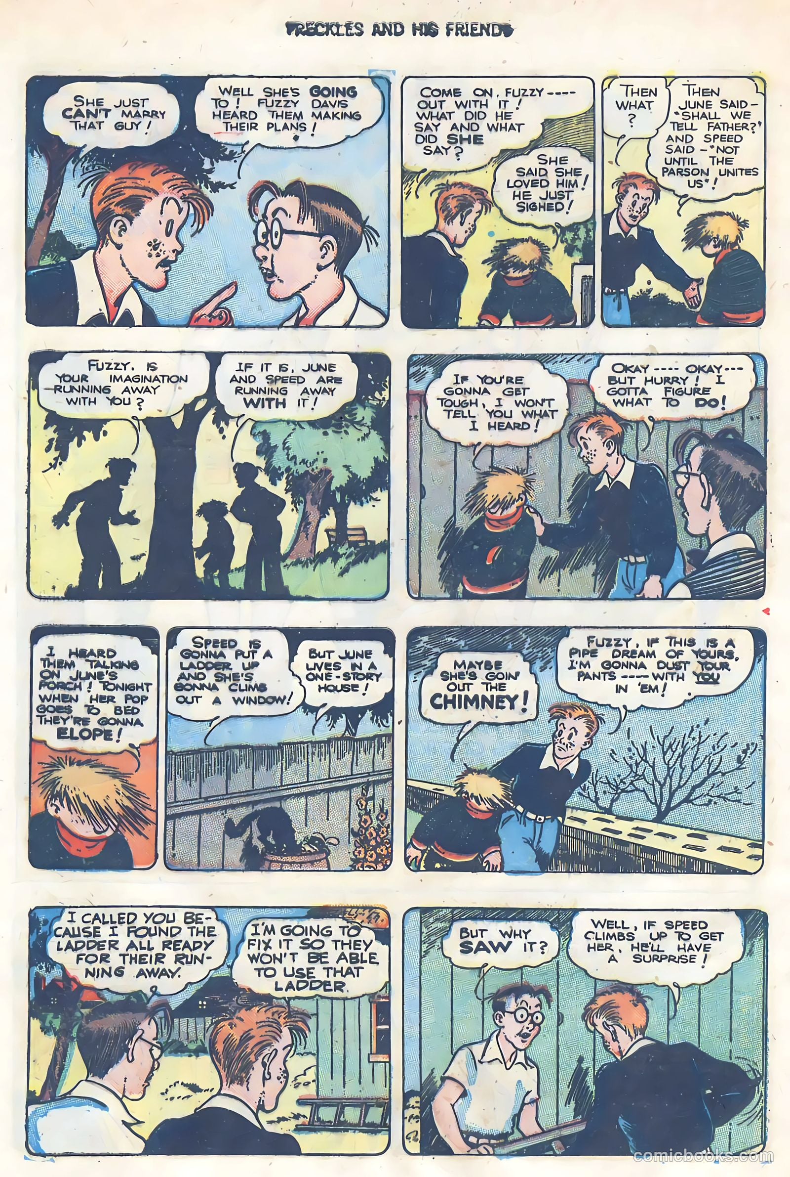 Freckles and His Friends #5 (1949) — page 42 of 52