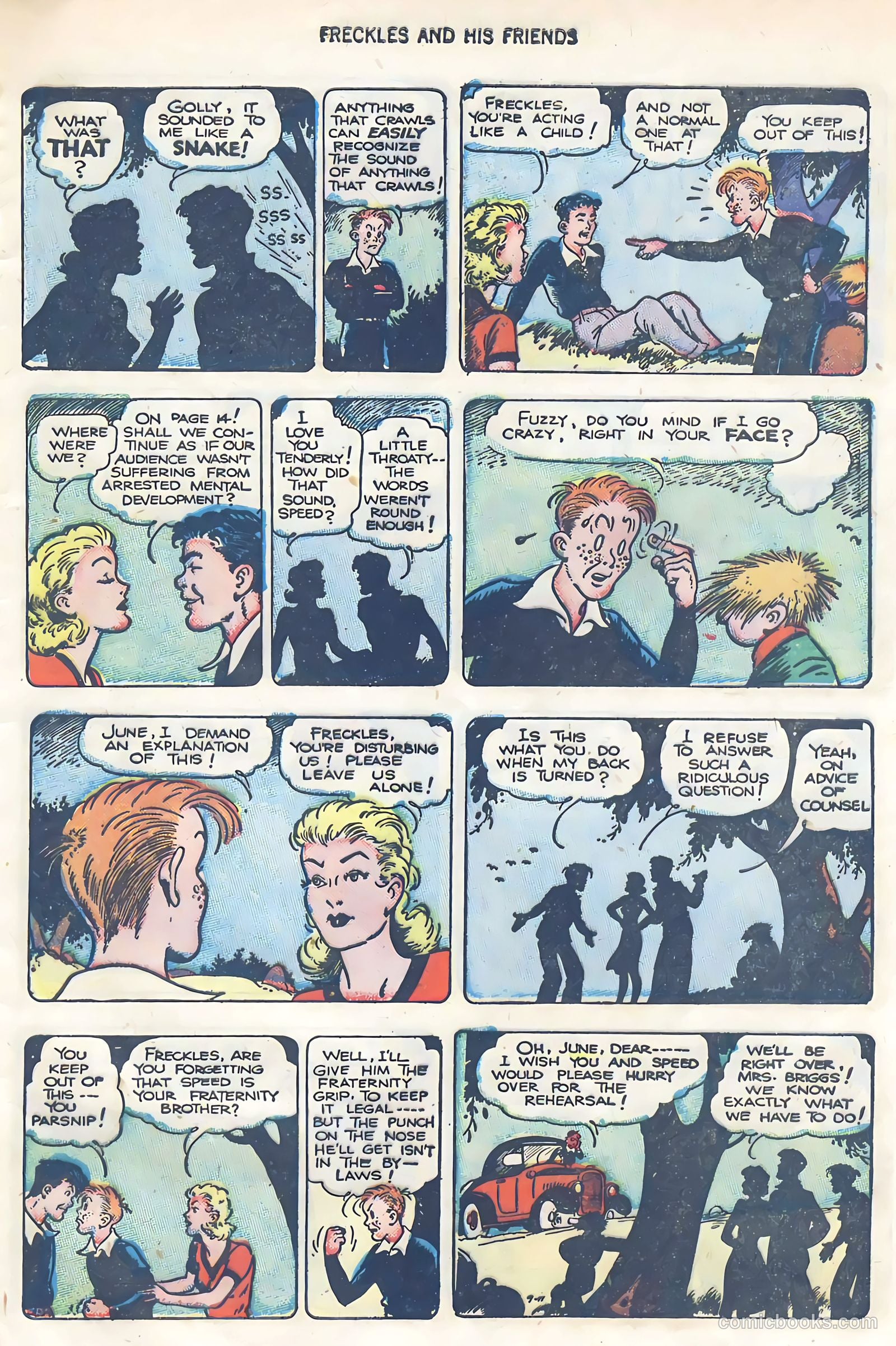 Freckles and His Friends #5 (1949) — page 45 of 52