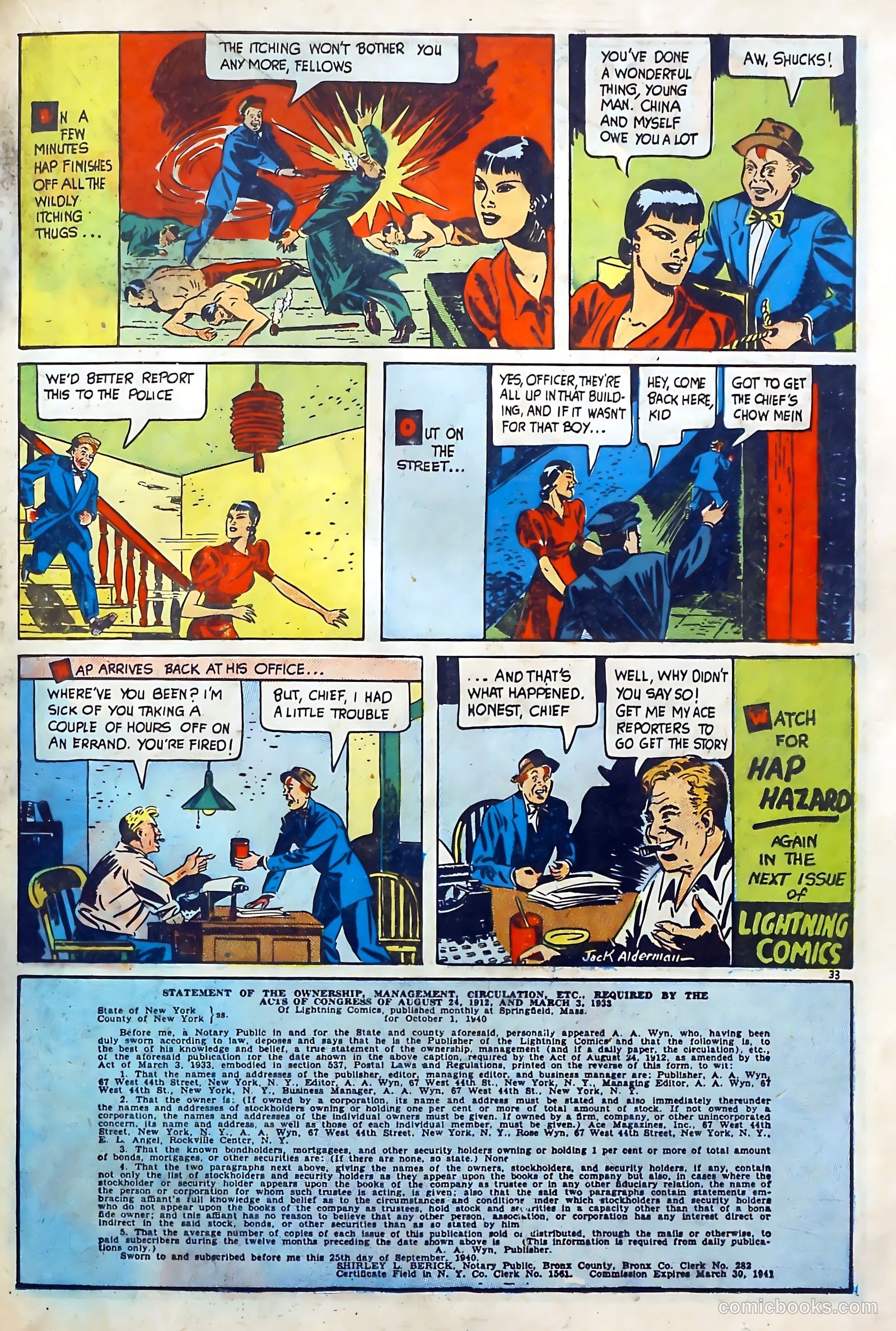 Lightning Comics v1 #5 — page 35 of 68