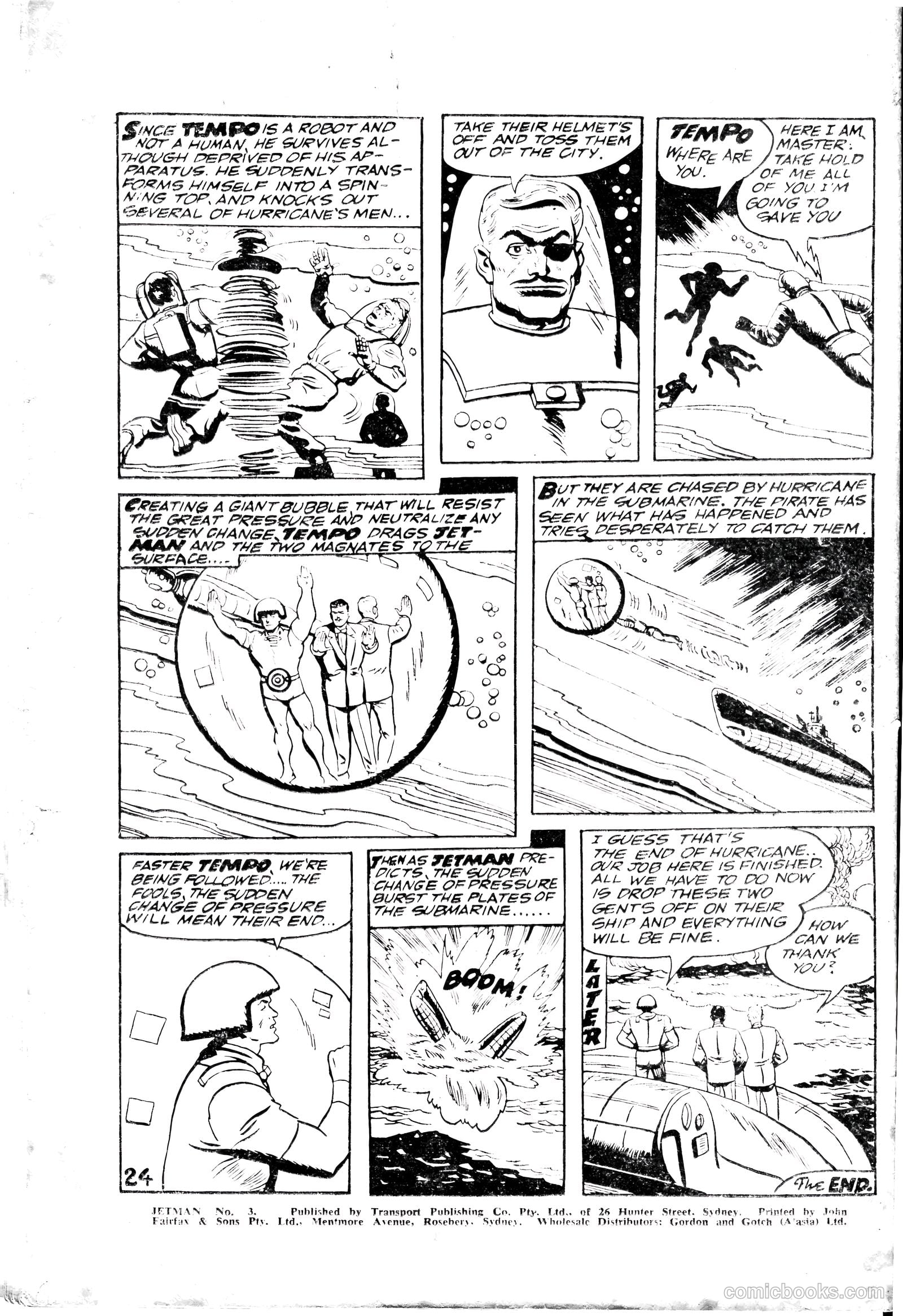 Jetman #3 (1951) — page 24 of 24