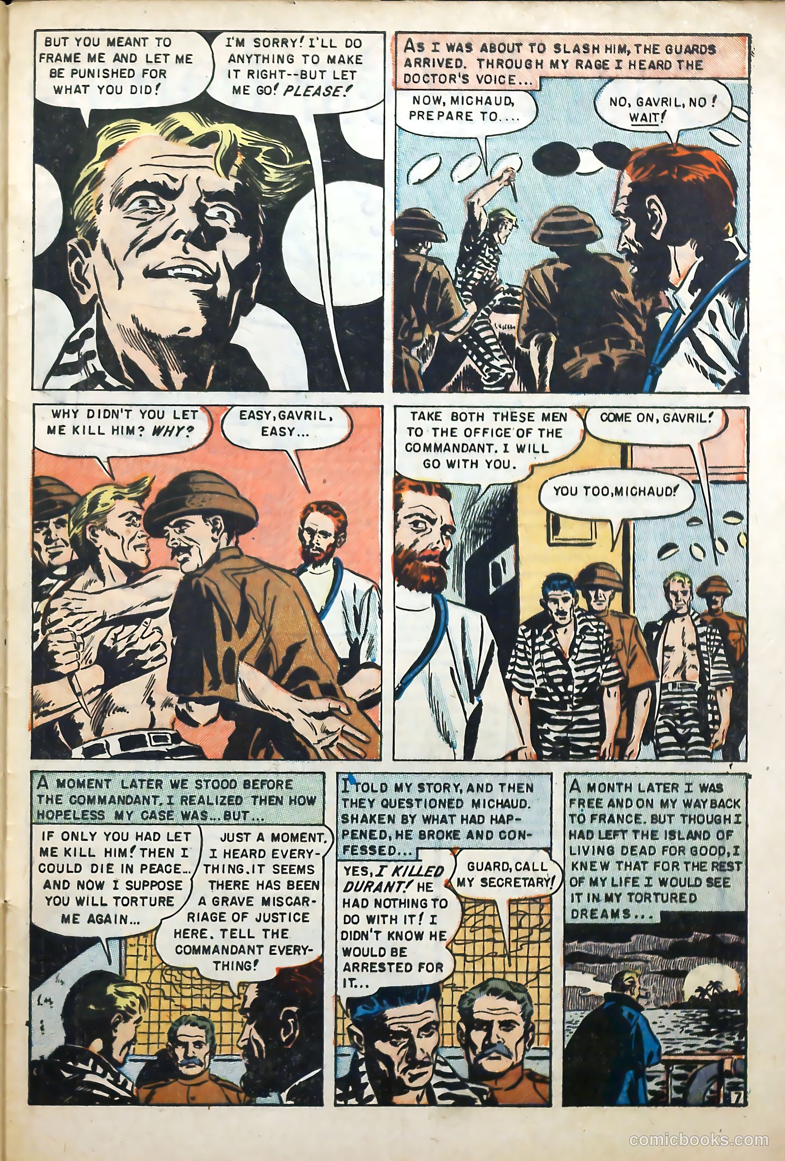Escape from Devil's Island #nn (1952) — page 33 of 36