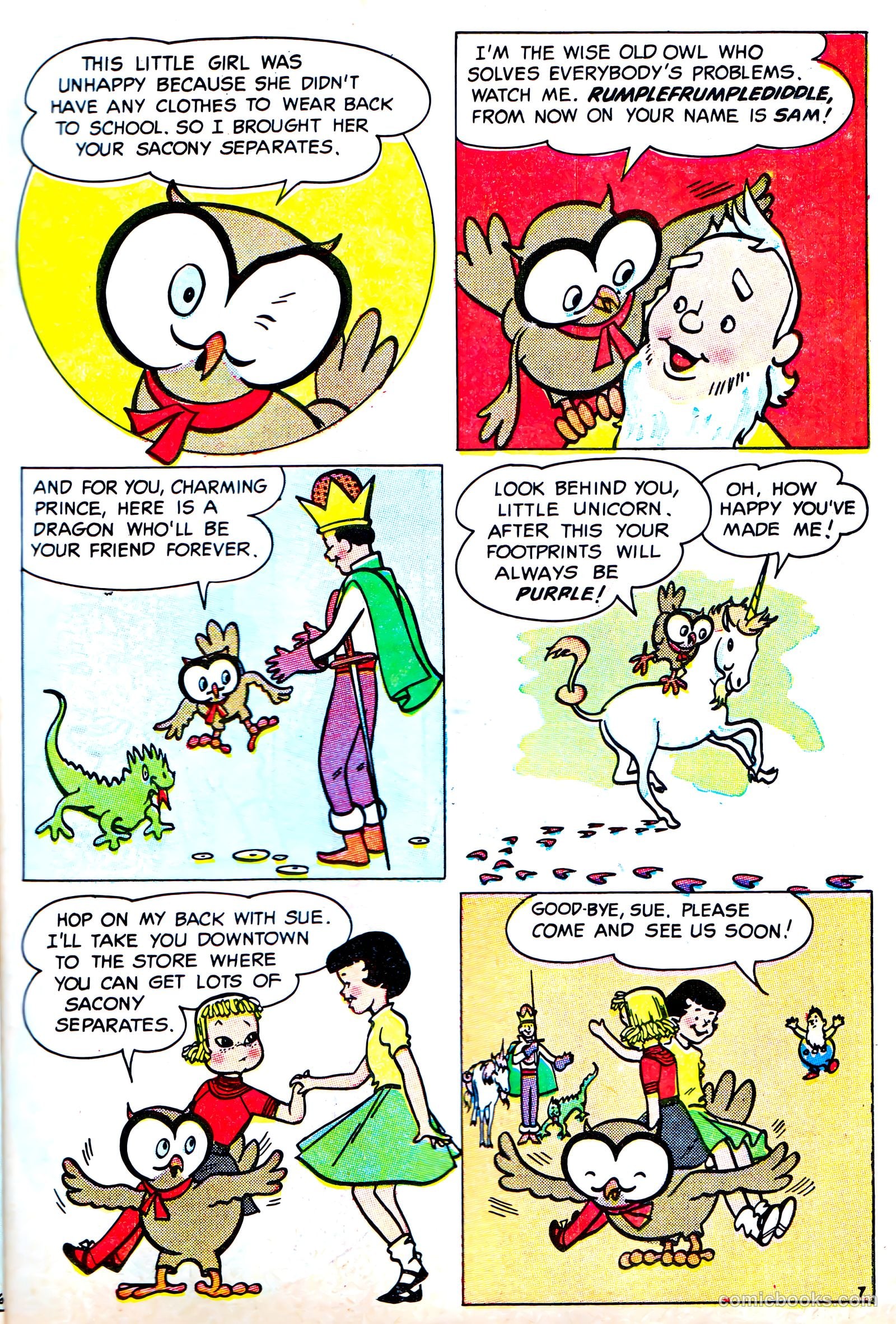 The Woodland Adventures of Sue the Magic Manikin #nn (1957) — page 7 of 12