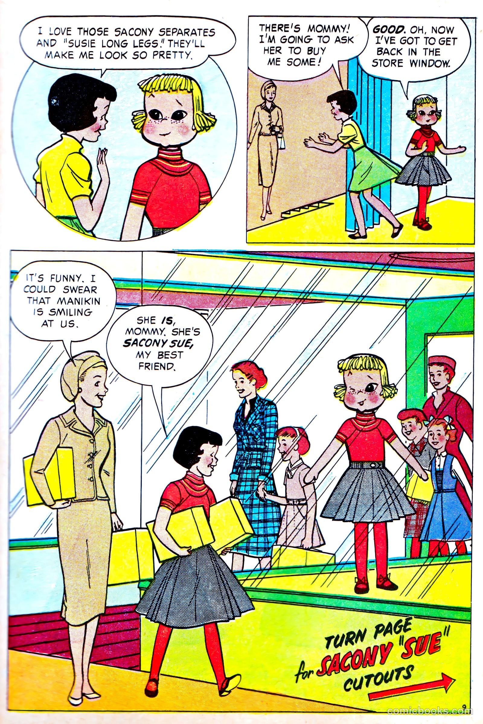 The Woodland Adventures of Sue the Magic Manikin #nn (1957) — page 9 of 12