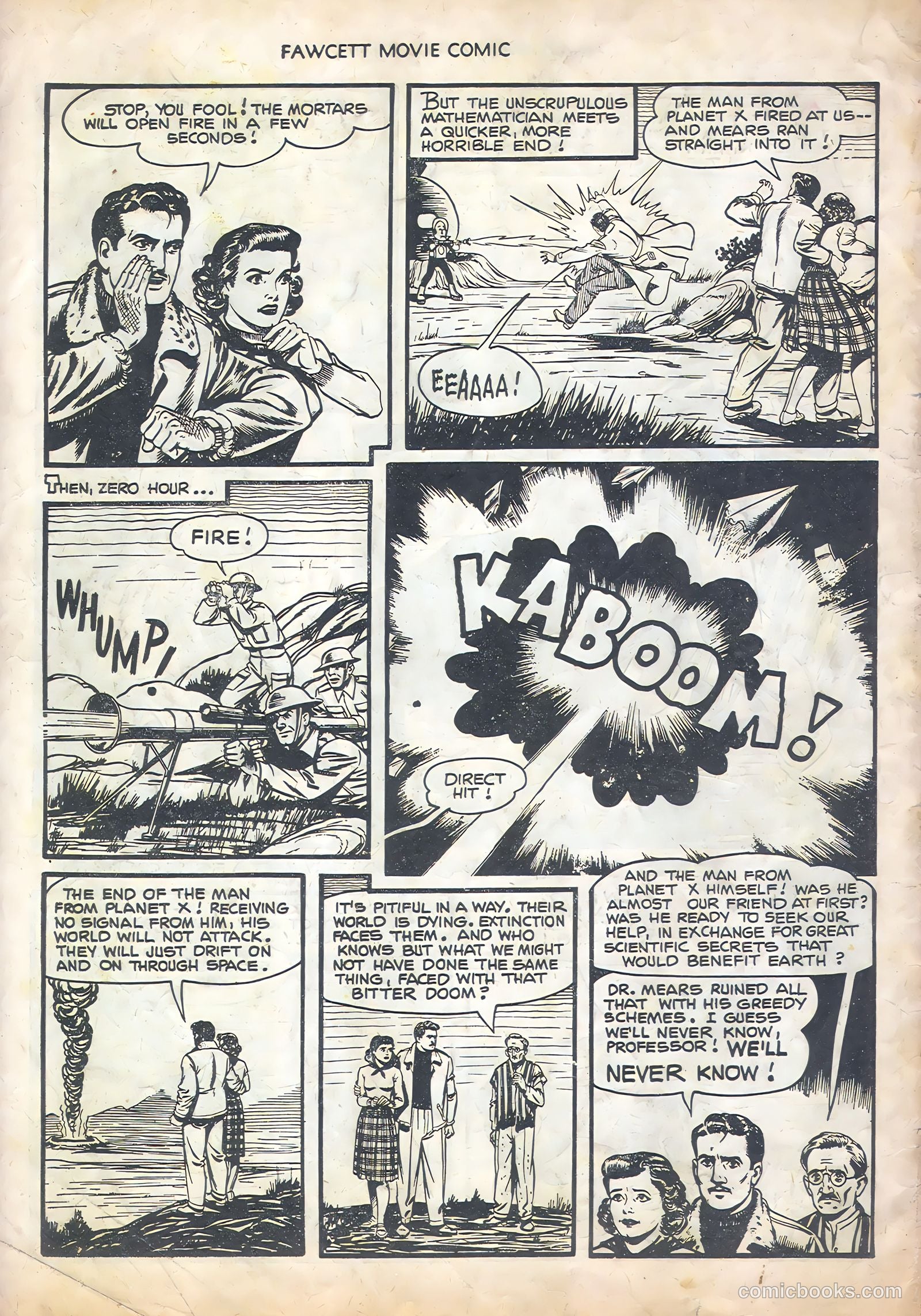 Motion Picture Comics UK #56 — page 28 of 28