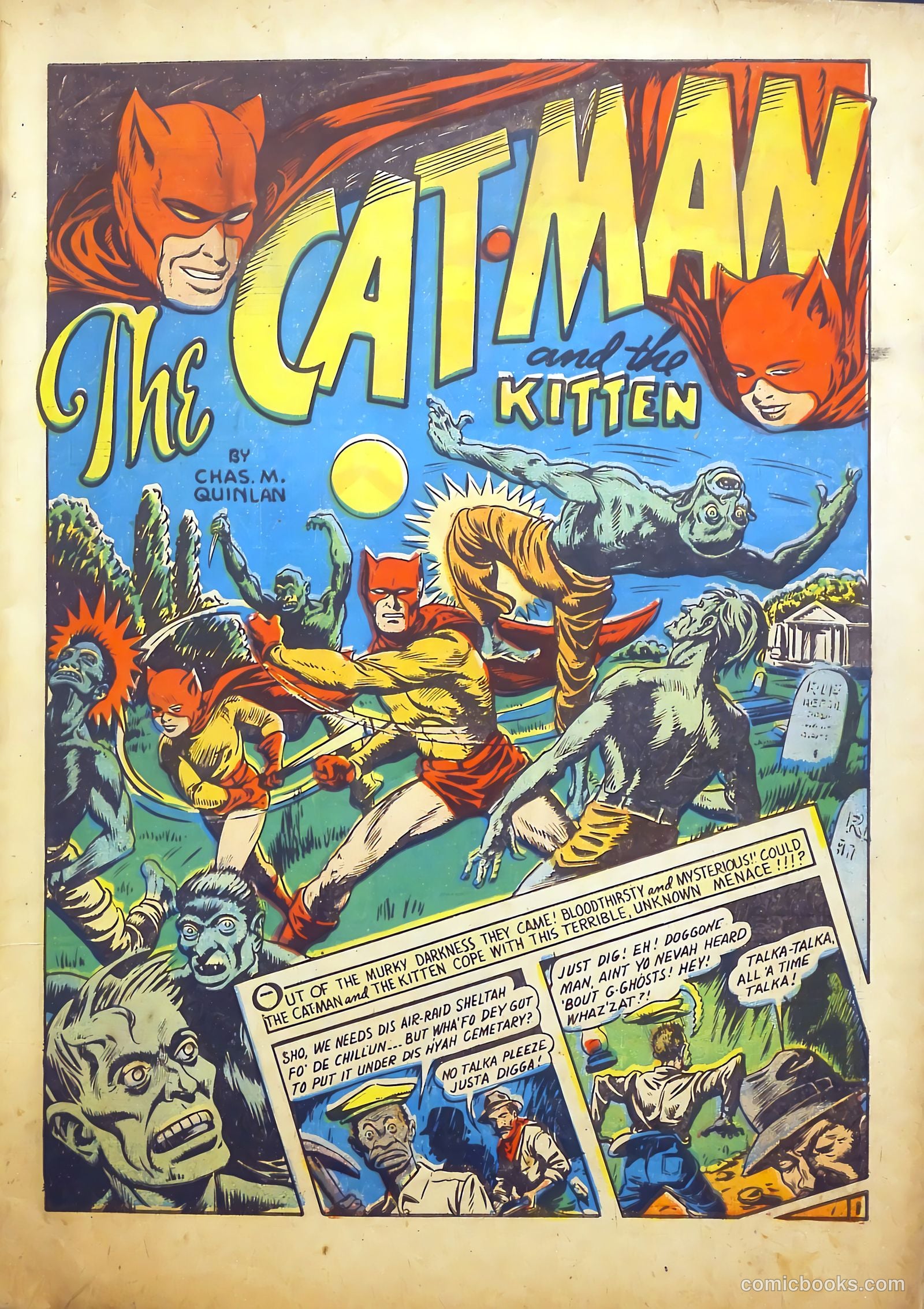 Cat-Man Comics #9 (1941) — page 3 of 68