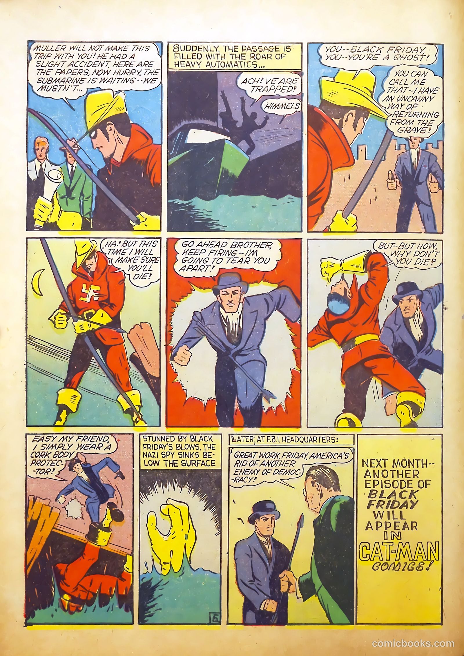 Cat-Man Comics #9 (1941) — page 16 of 68