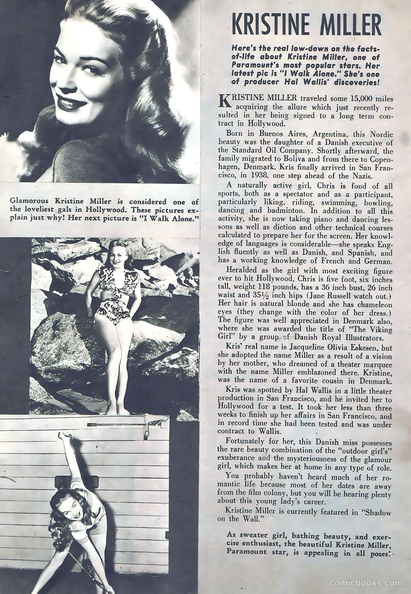 Hollywood Film Stories #4 (1950) — page 32 of 52