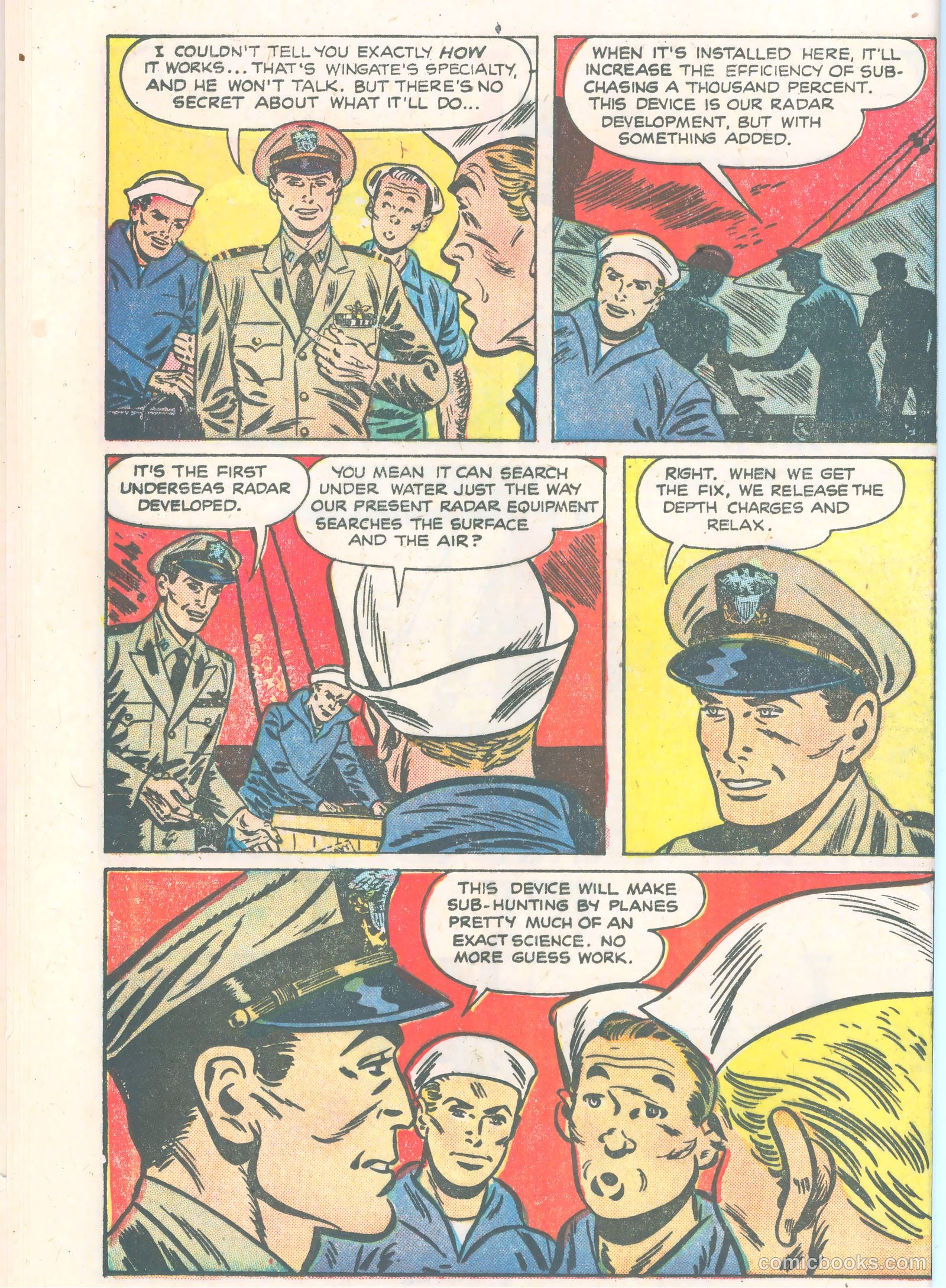 Dick Wingate of the United States Navy #nn (1951) — page 12 of 36