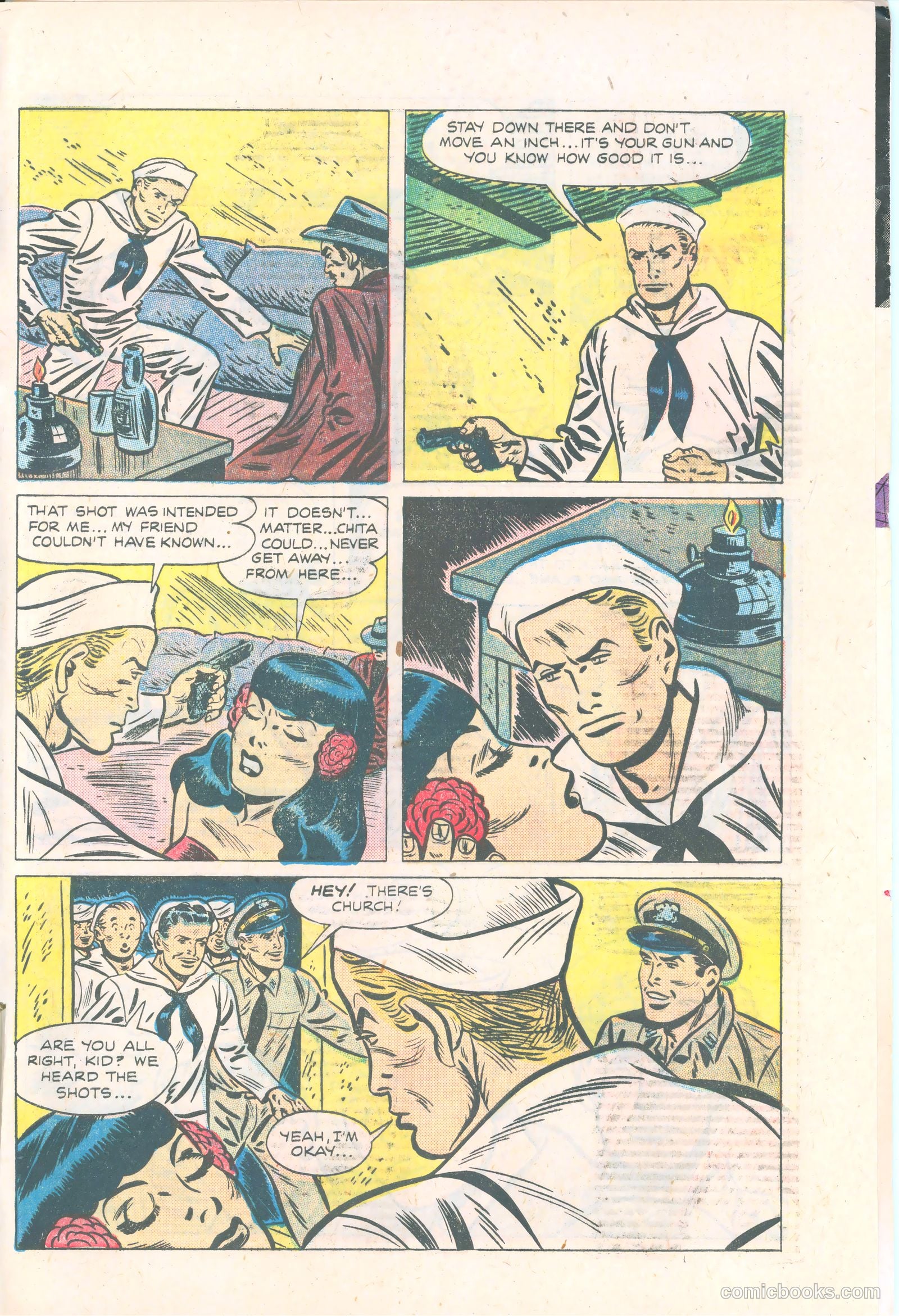 Dick Wingate of the United States Navy #nn (1951) — page 33 of 36