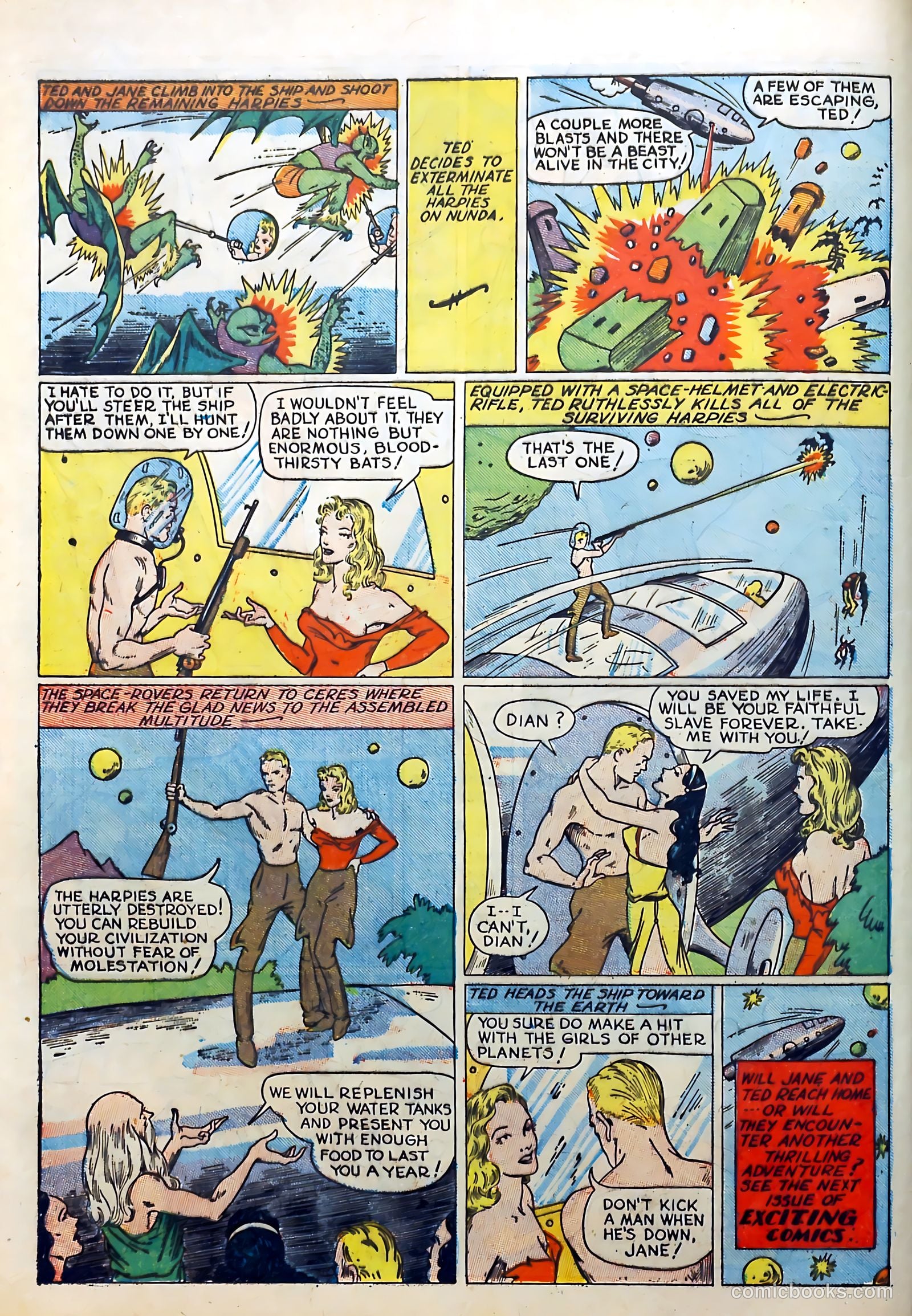 Exciting Comics #5 (1940) — page 12 of 68
