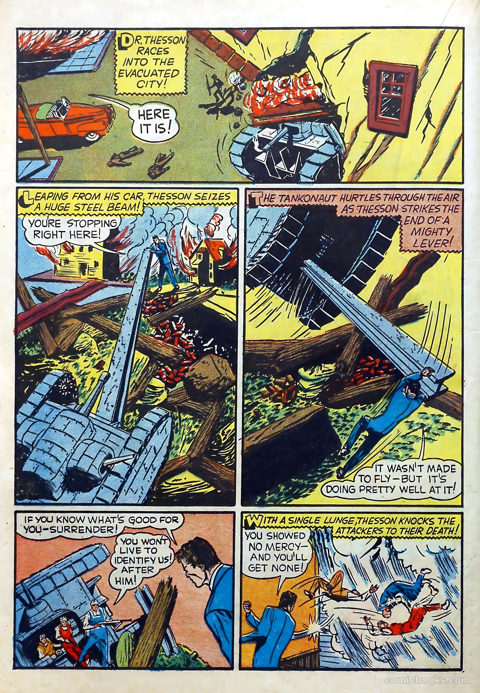 Exciting Comics #5 (1940) — page 32 of 68