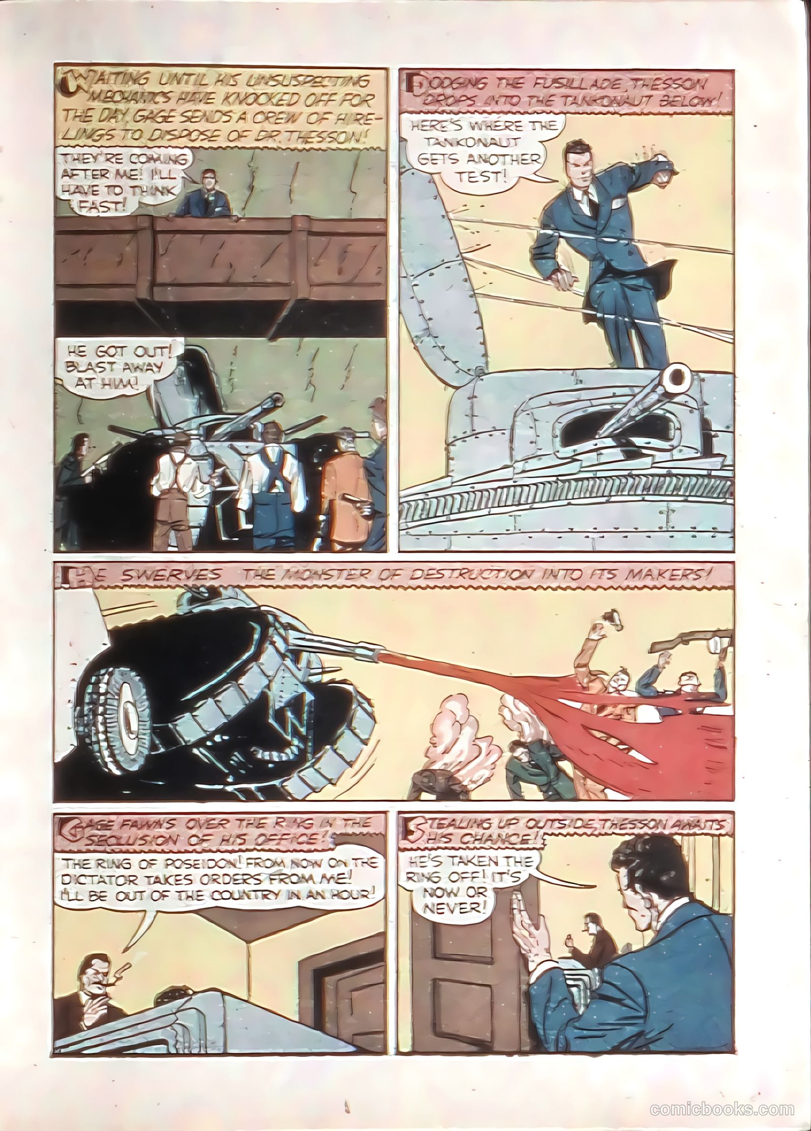 Exciting Comics #5 (1940) — page 35 of 68