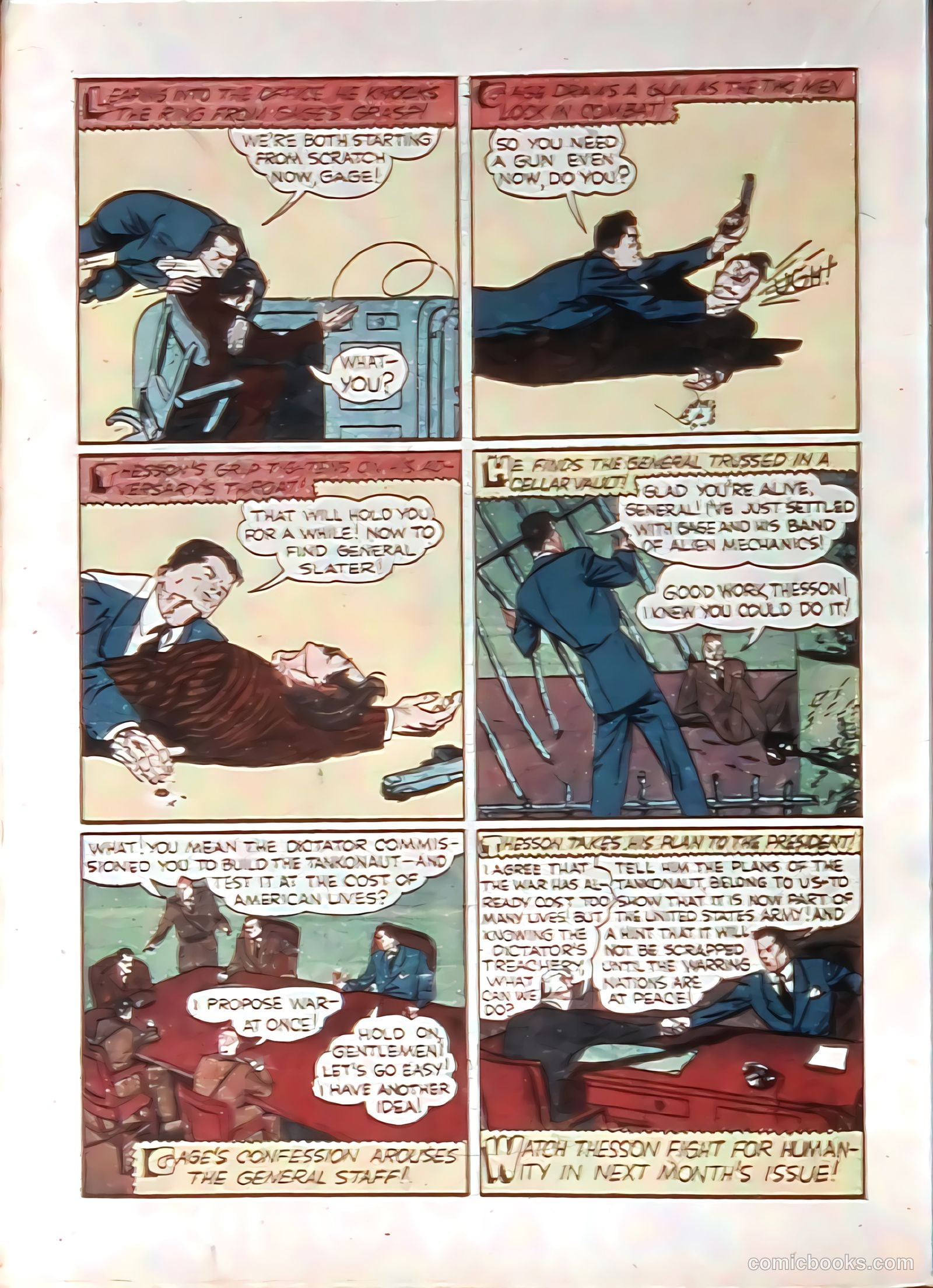 Exciting Comics #5 (1940) — page 36 of 68