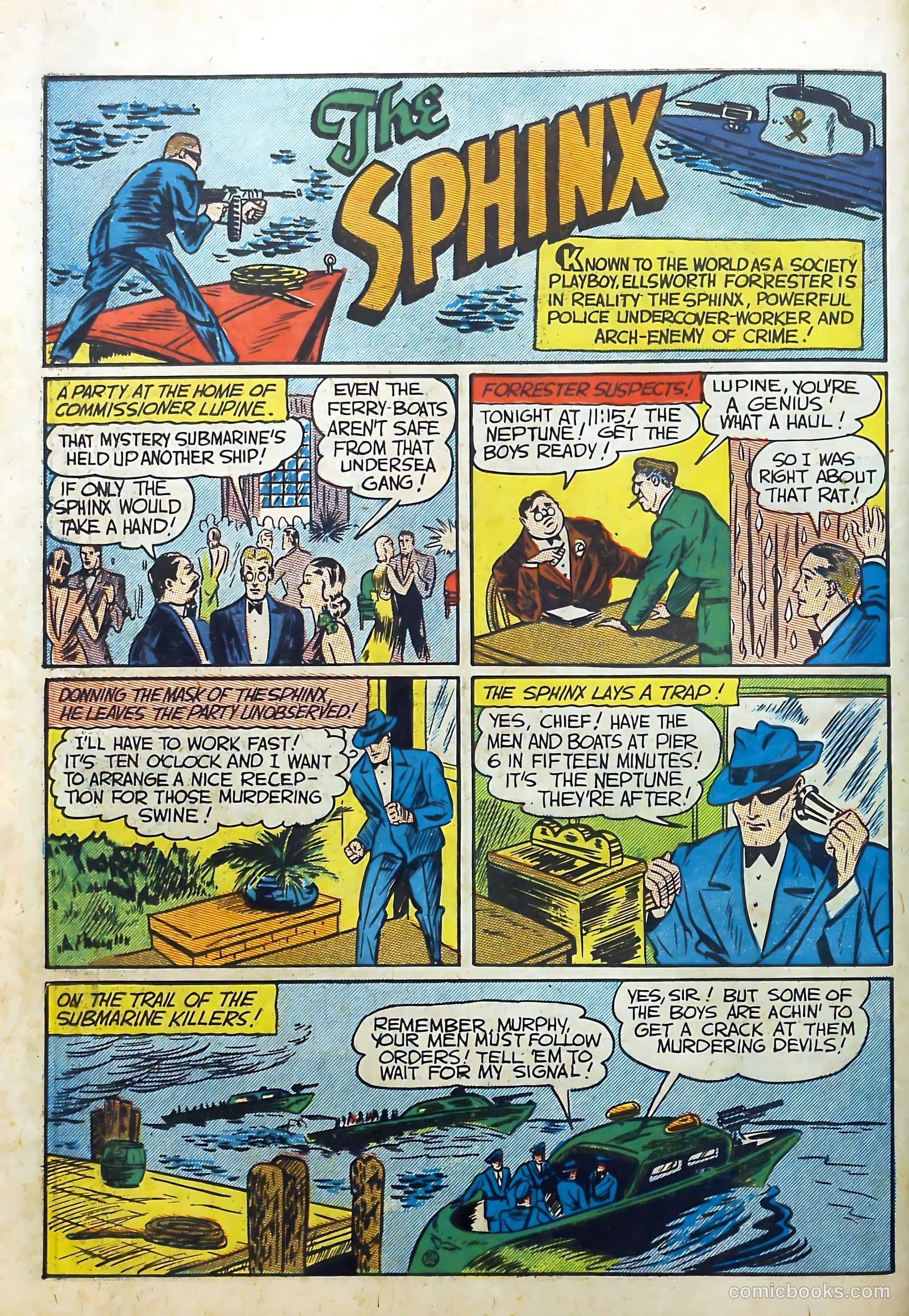 Exciting Comics #5 (1940) — page 50 of 68