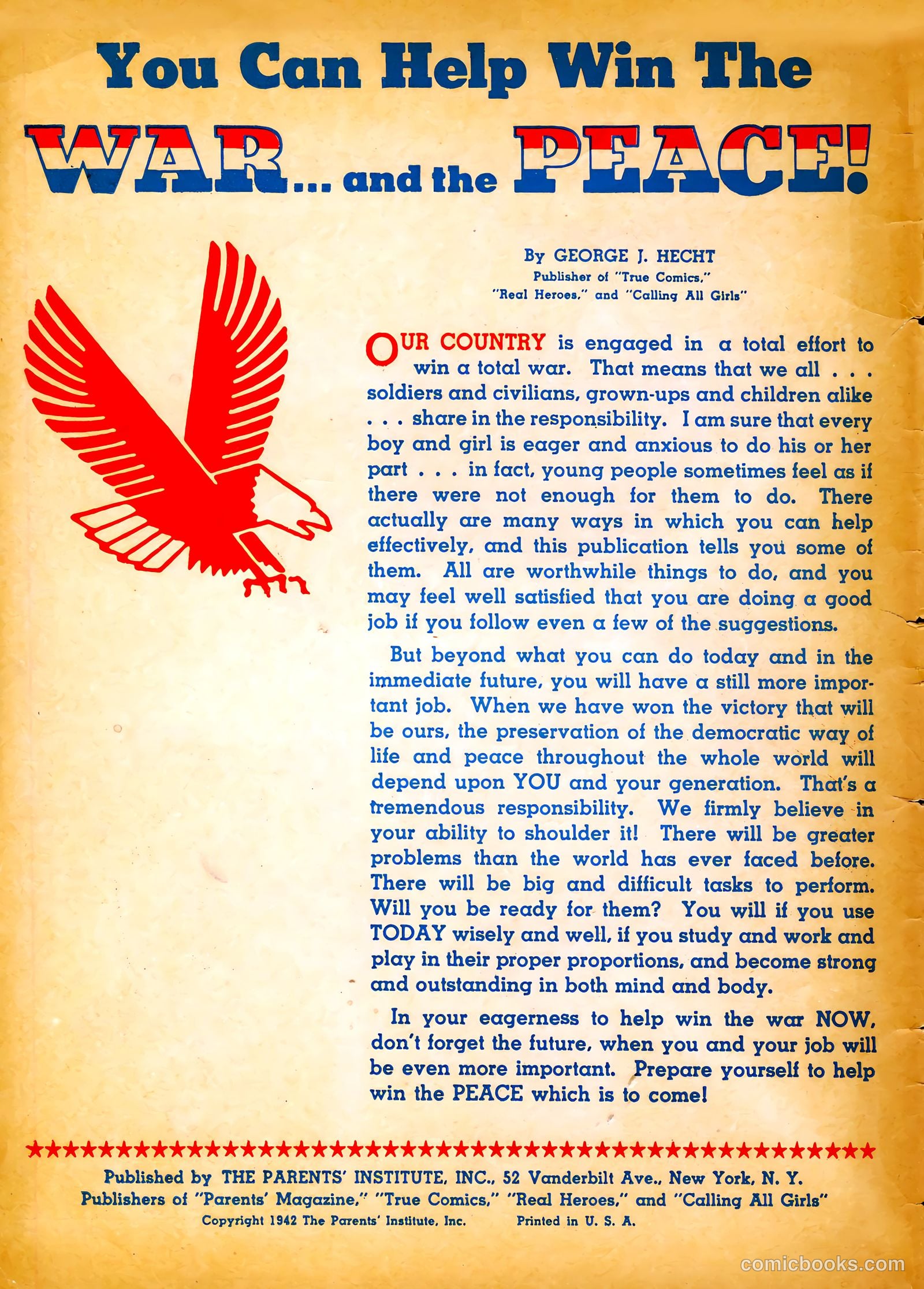 How Boys and Girls Can Help Win the War #1 (1942) — page 2 of 53