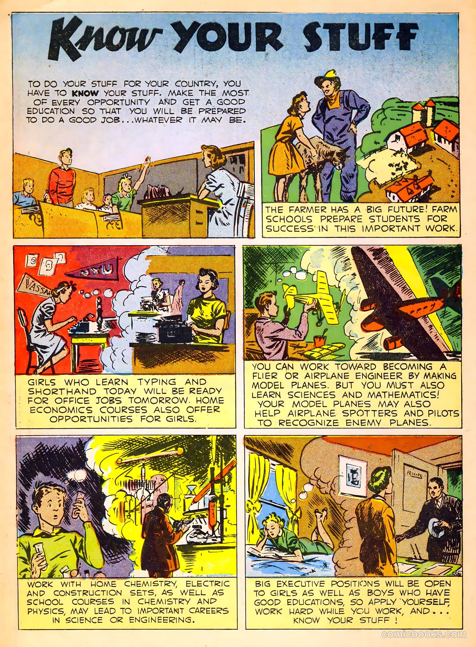 How Boys and Girls Can Help Win the War #1 (1942) — page 8 of 53